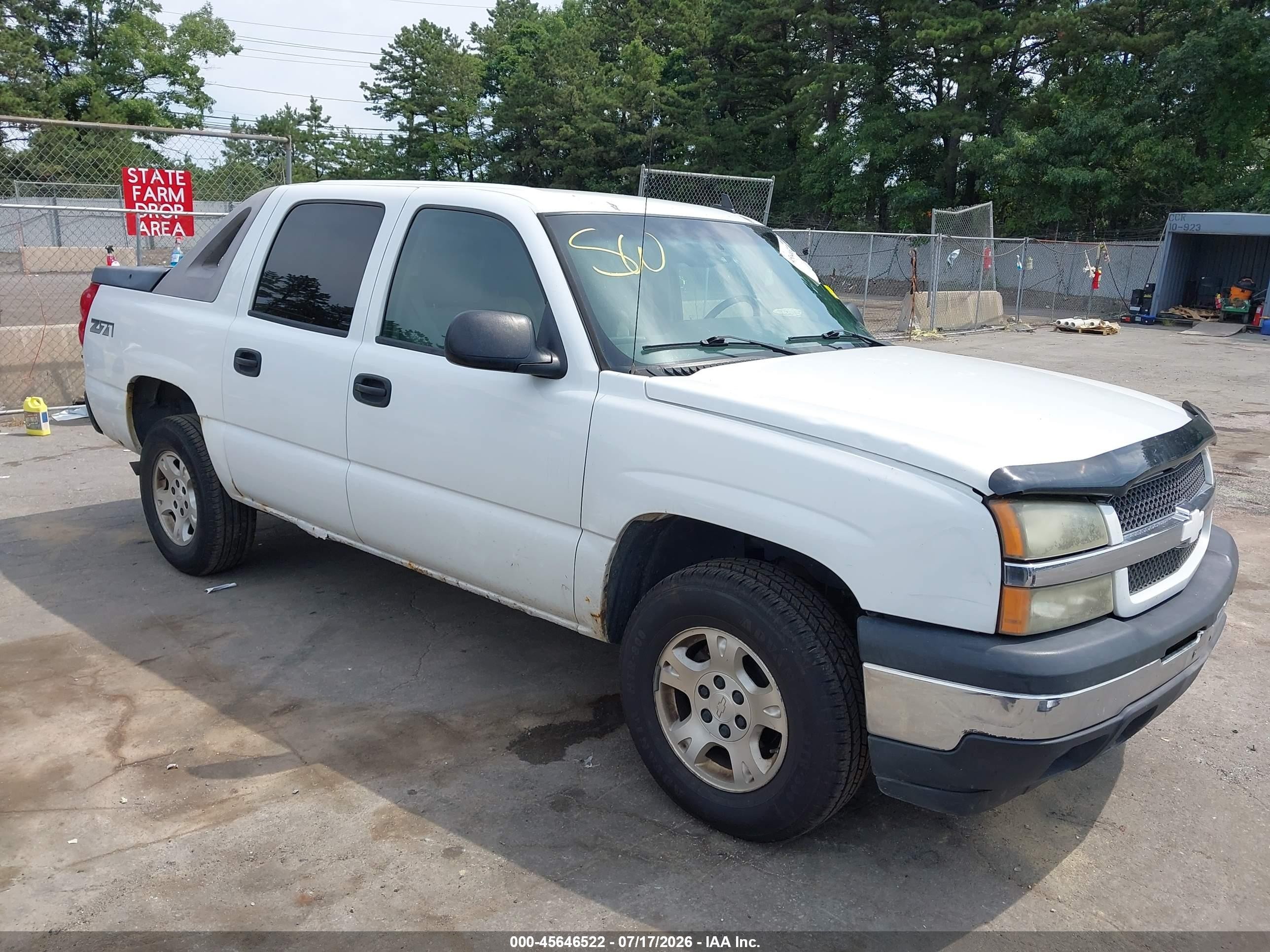 2006 Chevrolet Avalanche 1500 Lt White vin: 3GNEK12Z86G133294