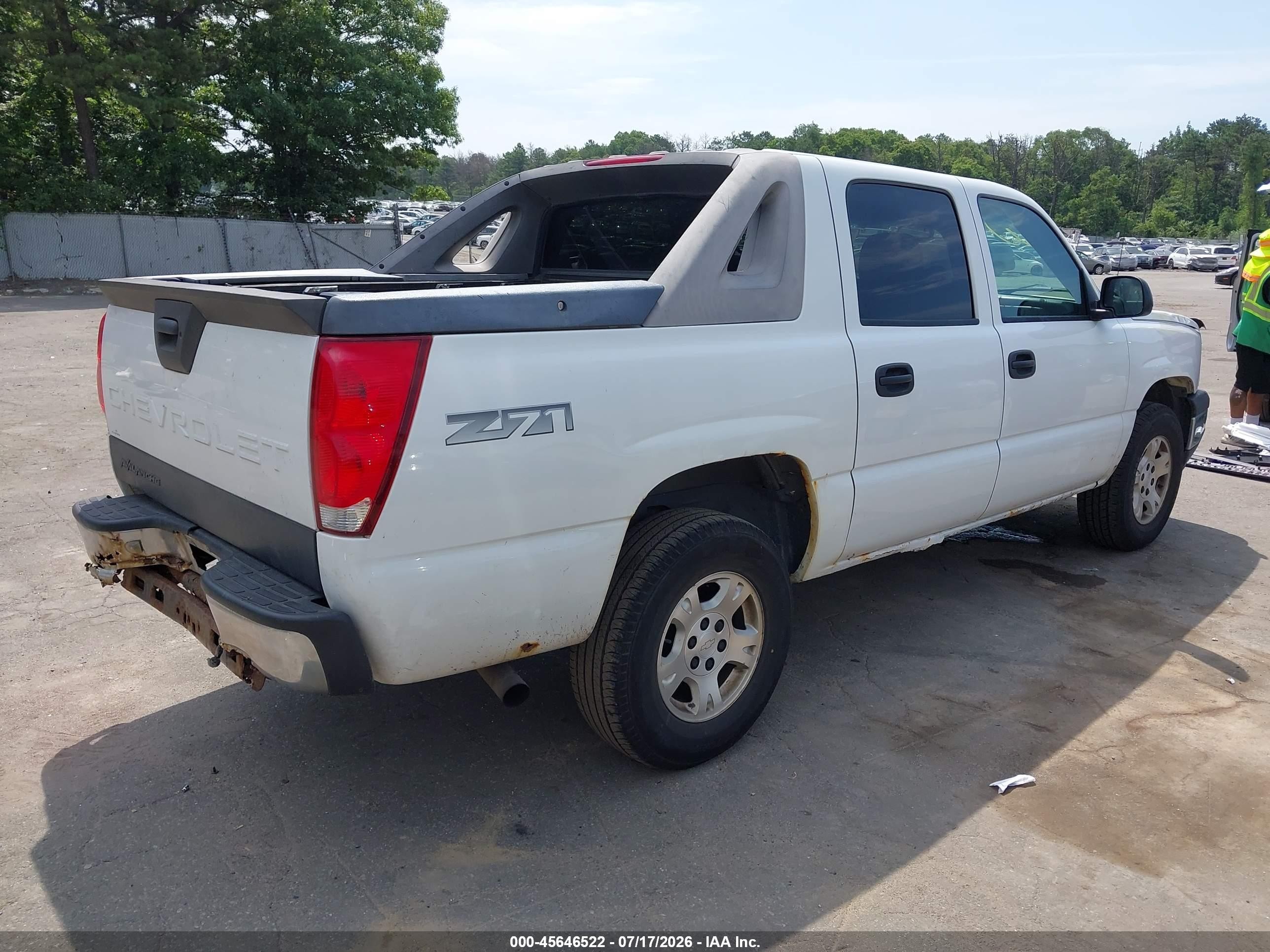 2006 Chevrolet Avalanche 1500 Lt White vin: 3GNEK12Z86G133294
