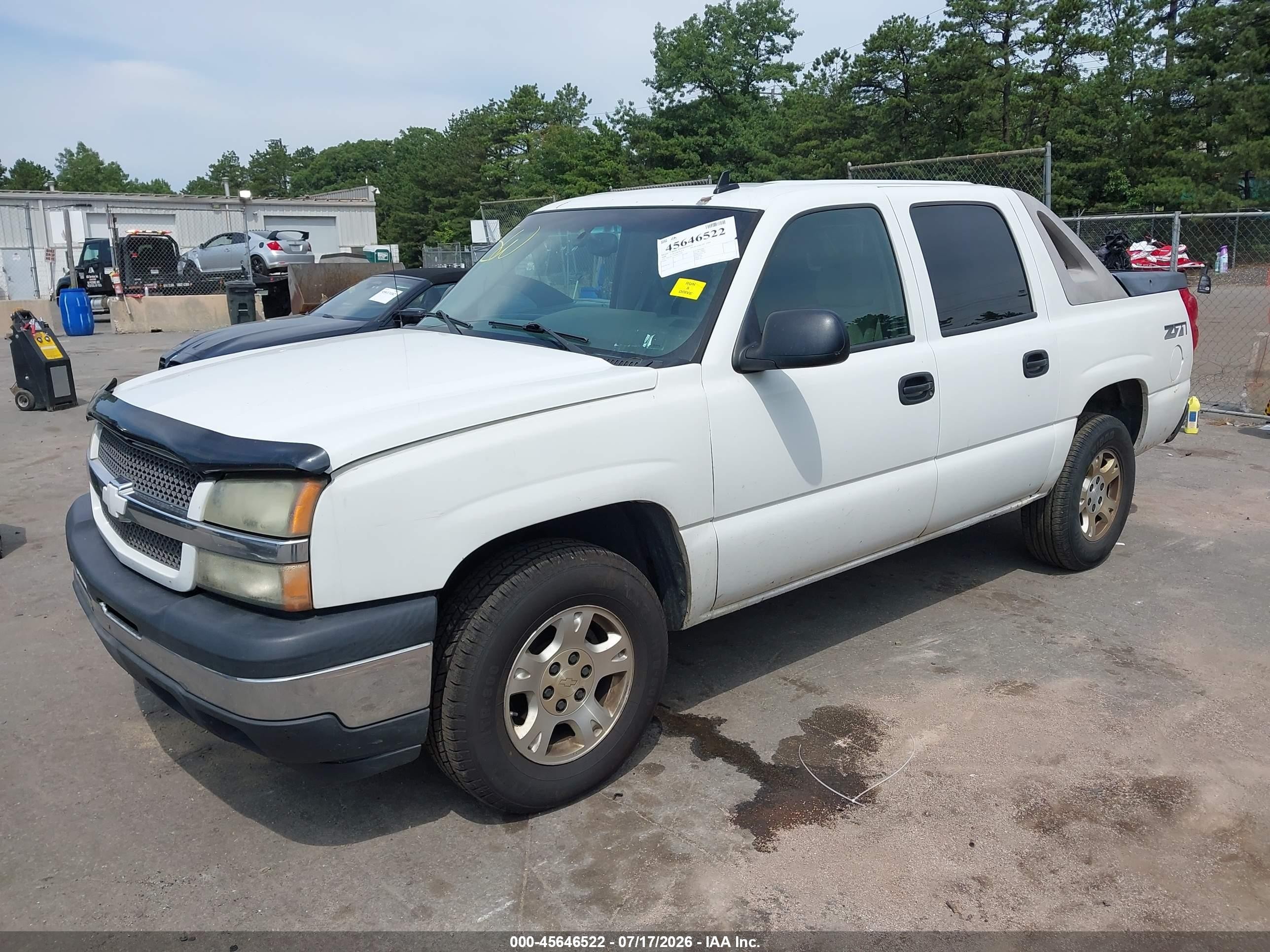 2006 Chevrolet Avalanche 1500 Lt White vin: 3GNEK12Z86G133294