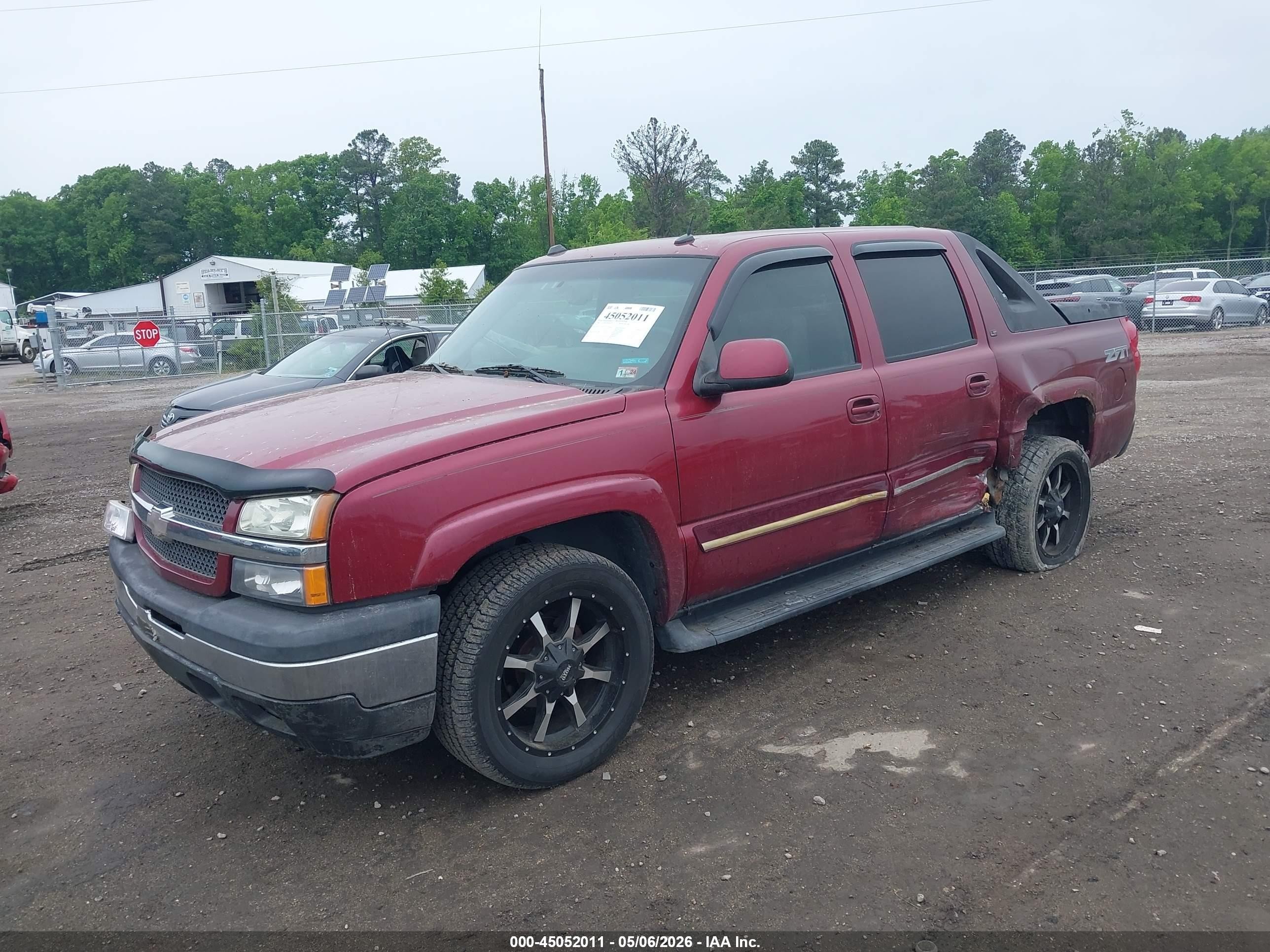 2005 Chevrolet Avalanche 1500 Z71 Blue vin: 3GNEK12Z95G114588
