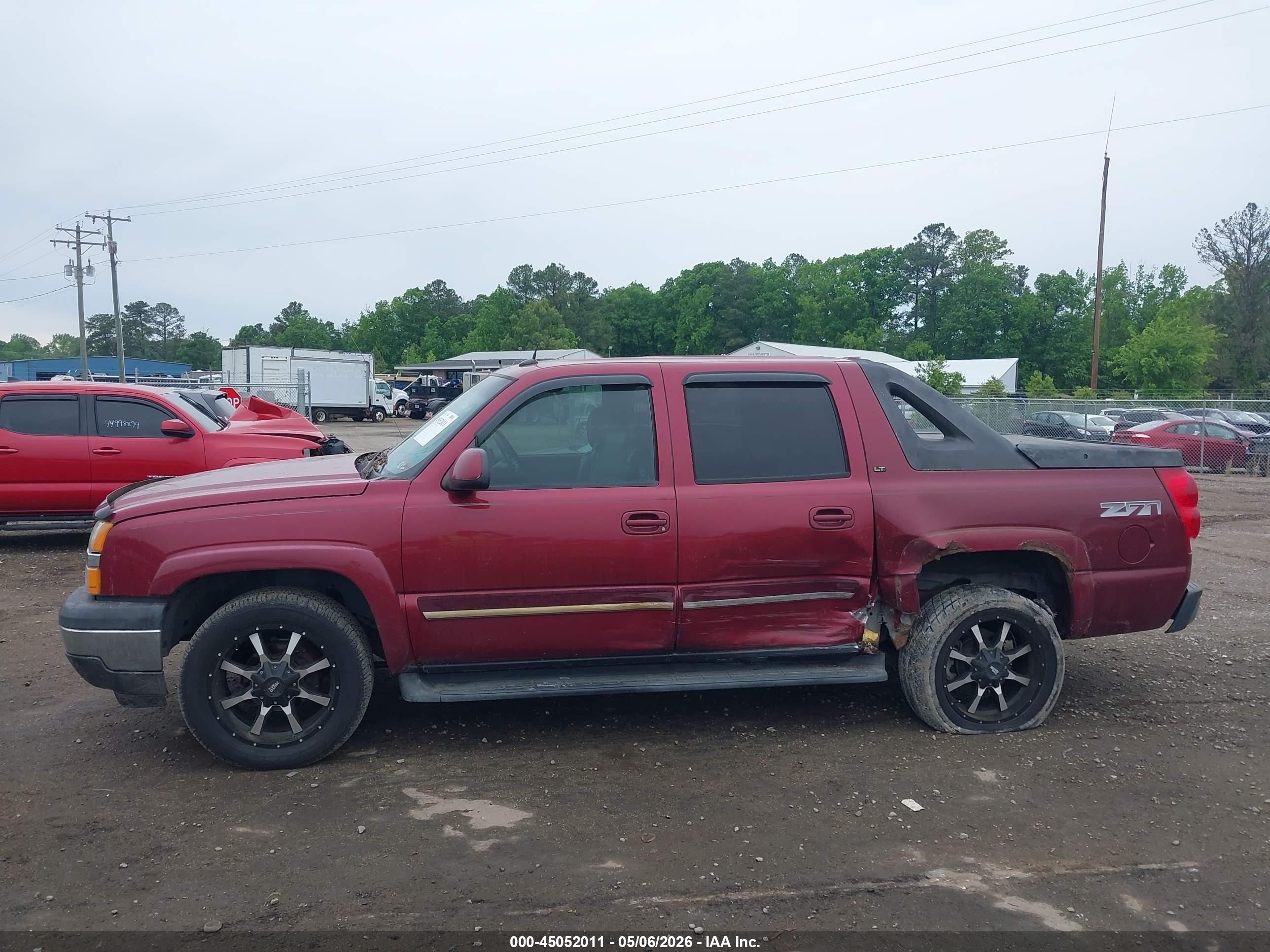 2005 Chevrolet Avalanche 1500 Z71 Blue vin: 3GNEK12Z95G114588