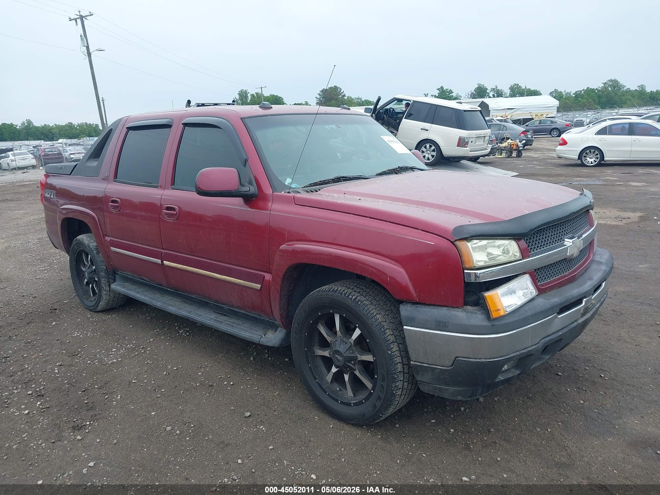2005 Chevrolet Avalanche 1500 Z71 Blue vin: 3GNEK12Z95G114588