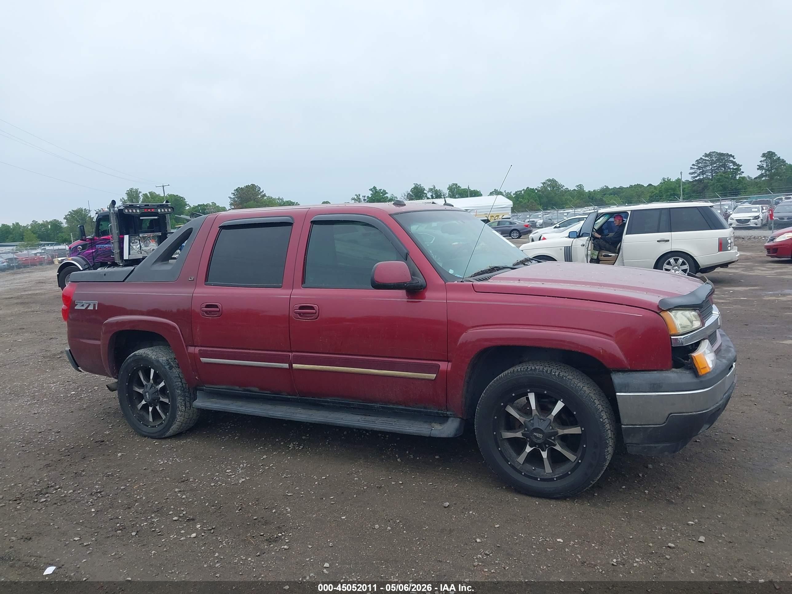 2005 Chevrolet Avalanche 1500 Z71 Blue vin: 3GNEK12Z95G114588