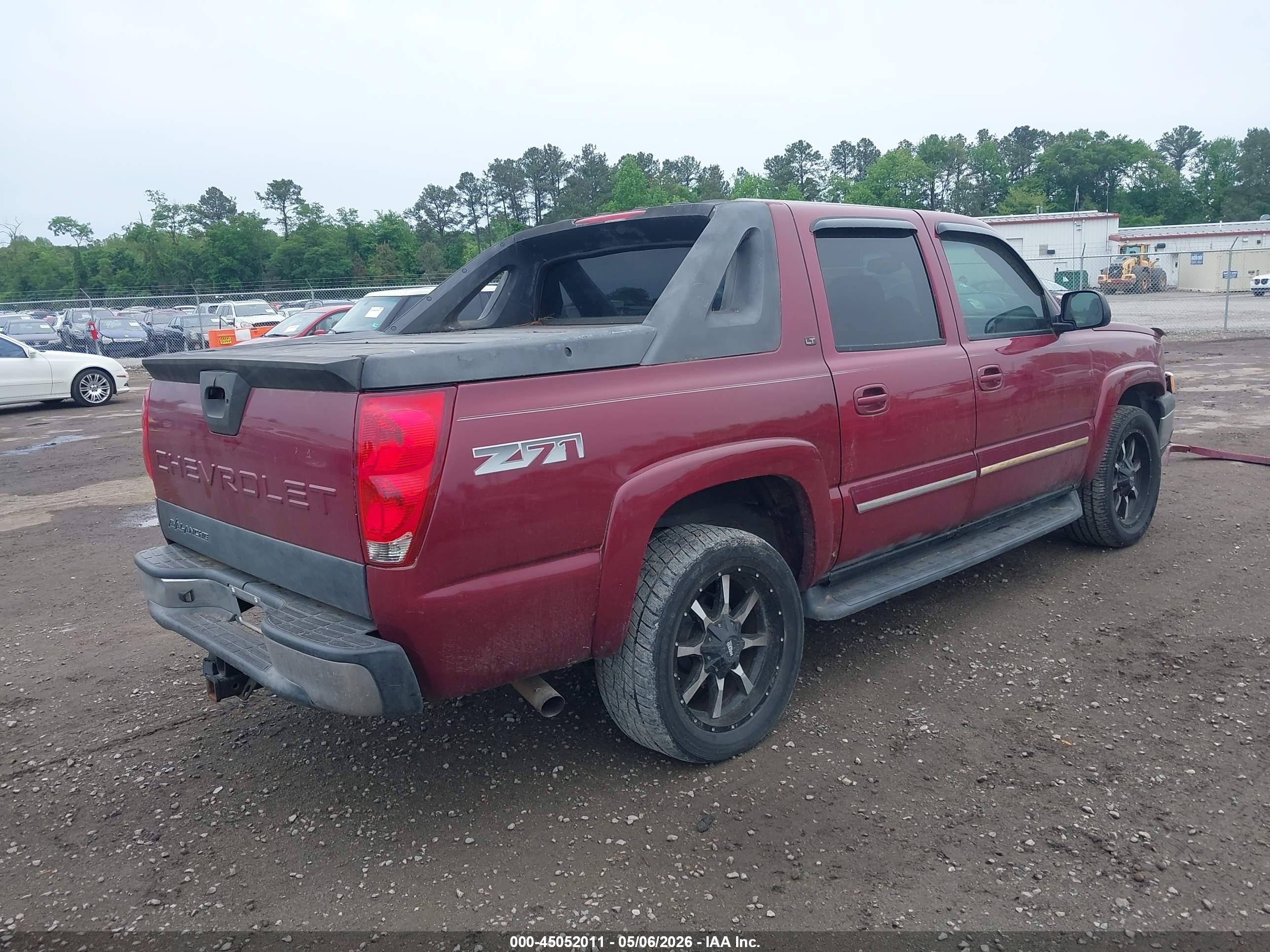 2005 Chevrolet Avalanche 1500 Z71 Blue vin: 3GNEK12Z95G114588