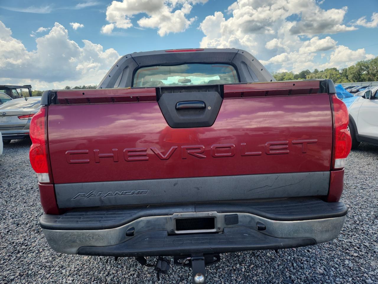 2005 Chevrolet Avalanche K1500 Maroon vin: 3GNEK12Z95G144982