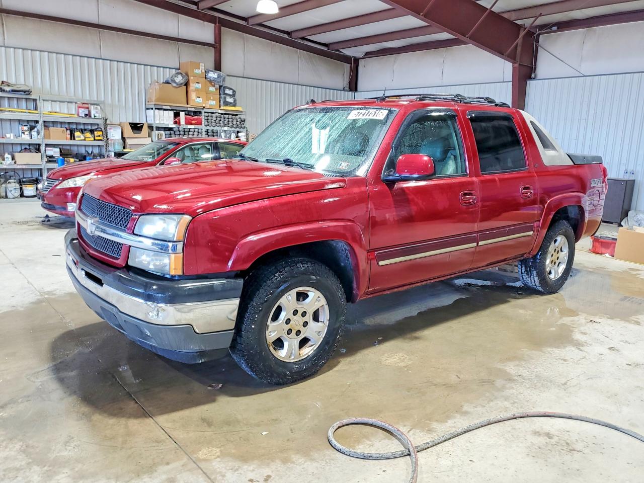 2005 Chevrolet Avalanche K1500 Бордовый vin: 3GNEK12Z95G150233