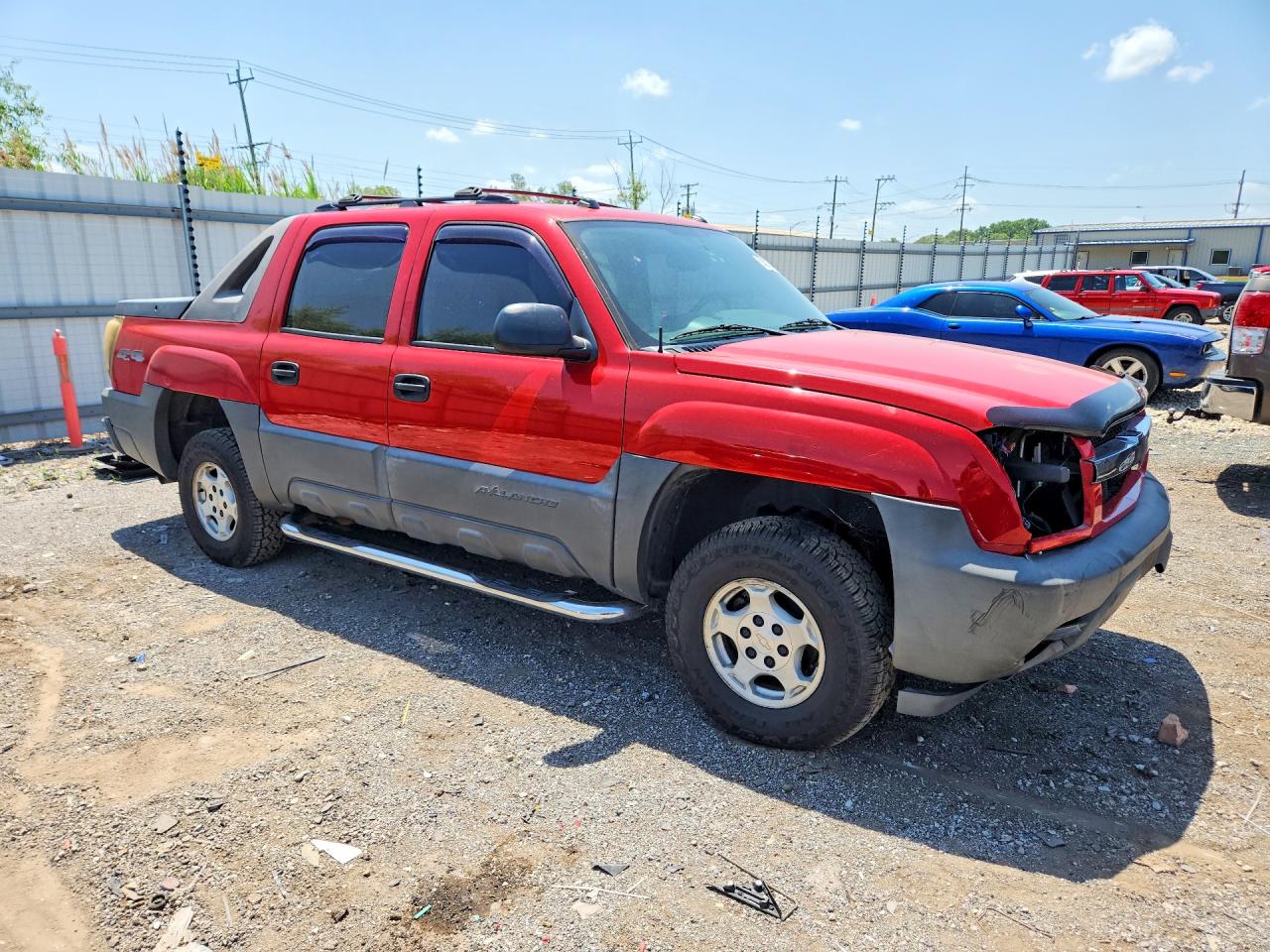 2005 Chevrolet Avalanche K1500 Red vin: 3GNEK12Z95G282165