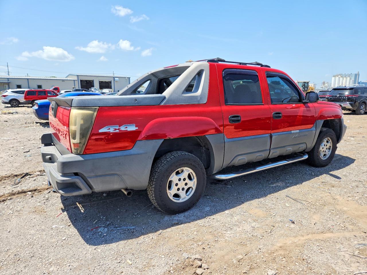 2005 Chevrolet Avalanche K1500 Red vin: 3GNEK12Z95G282165