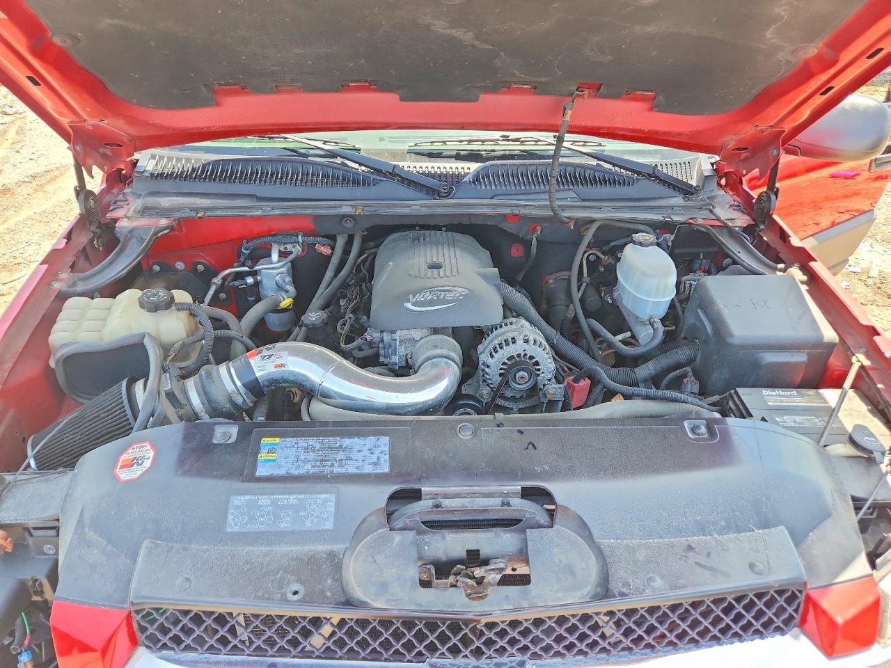 2005 Chevrolet Avalanche K1500 Red vin: 3GNEK12Z95G282165