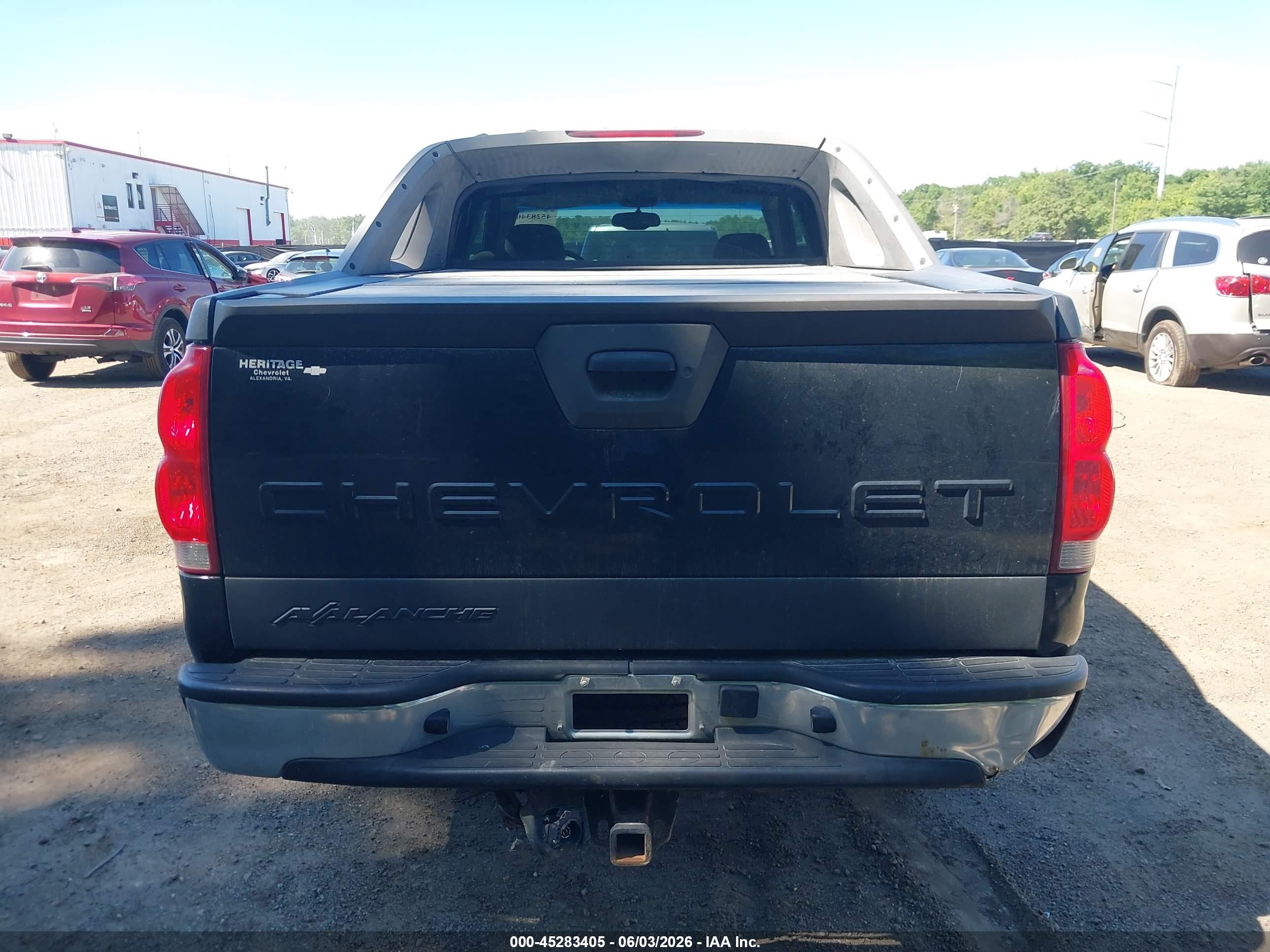 2005 Chevrolet Avalanche 1500 Z71 Black vin: 3GNEK12ZX5G116740