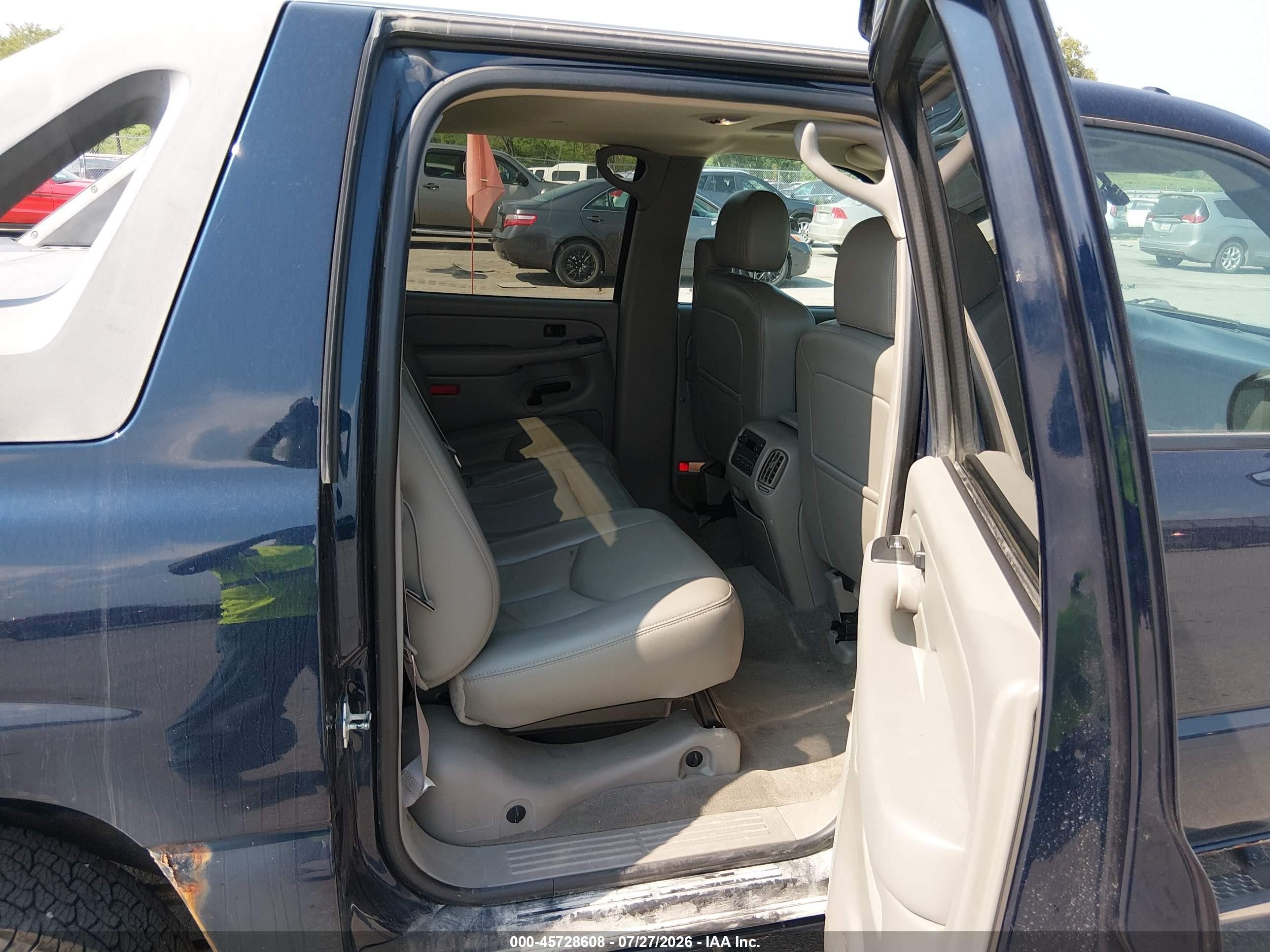 2005 Chevrolet Avalanche 1500 Z71 Blue vin: 3GNEK12ZX5G159295