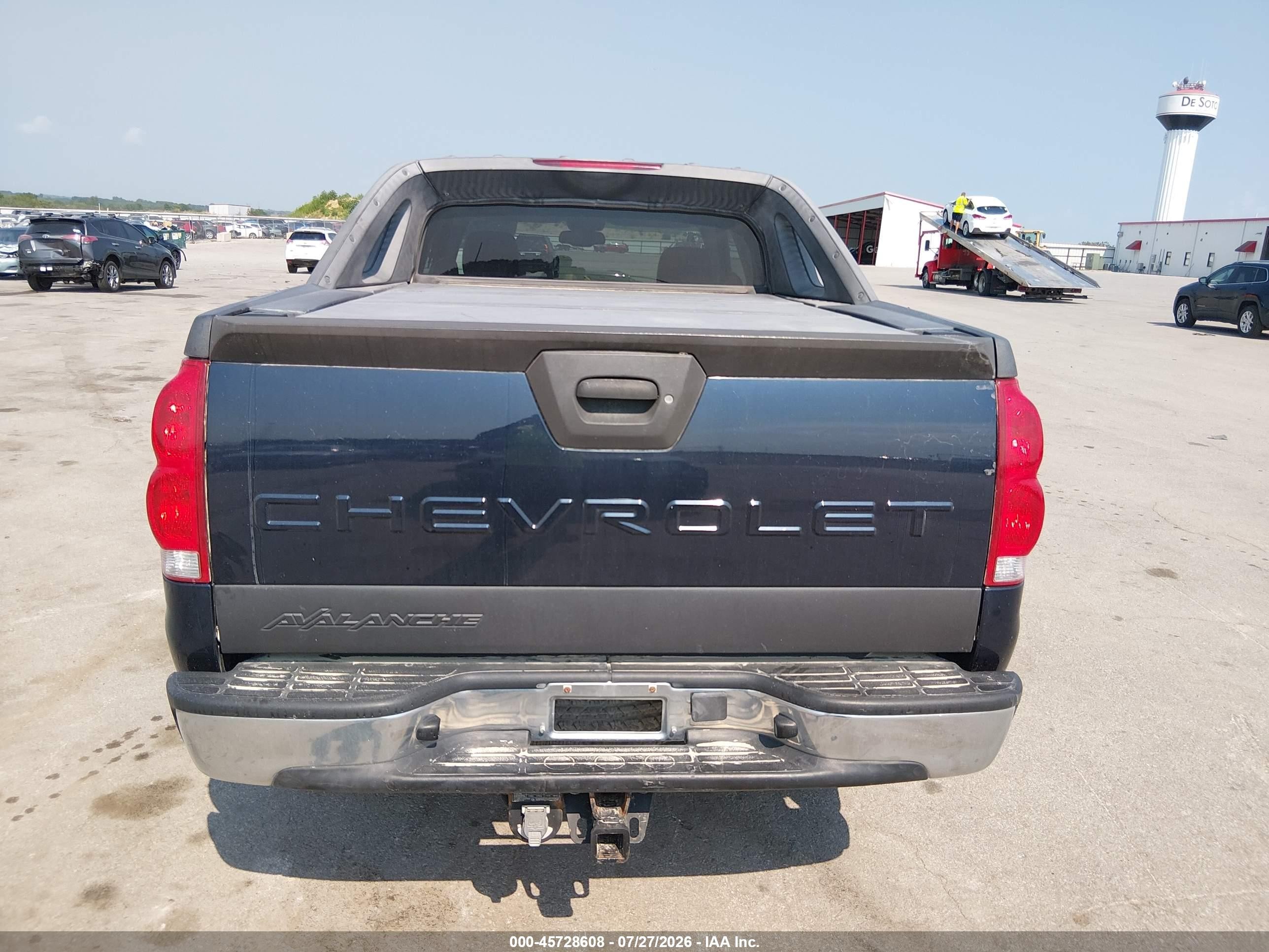 2005 Chevrolet Avalanche 1500 Z71 Blue vin: 3GNEK12ZX5G159295