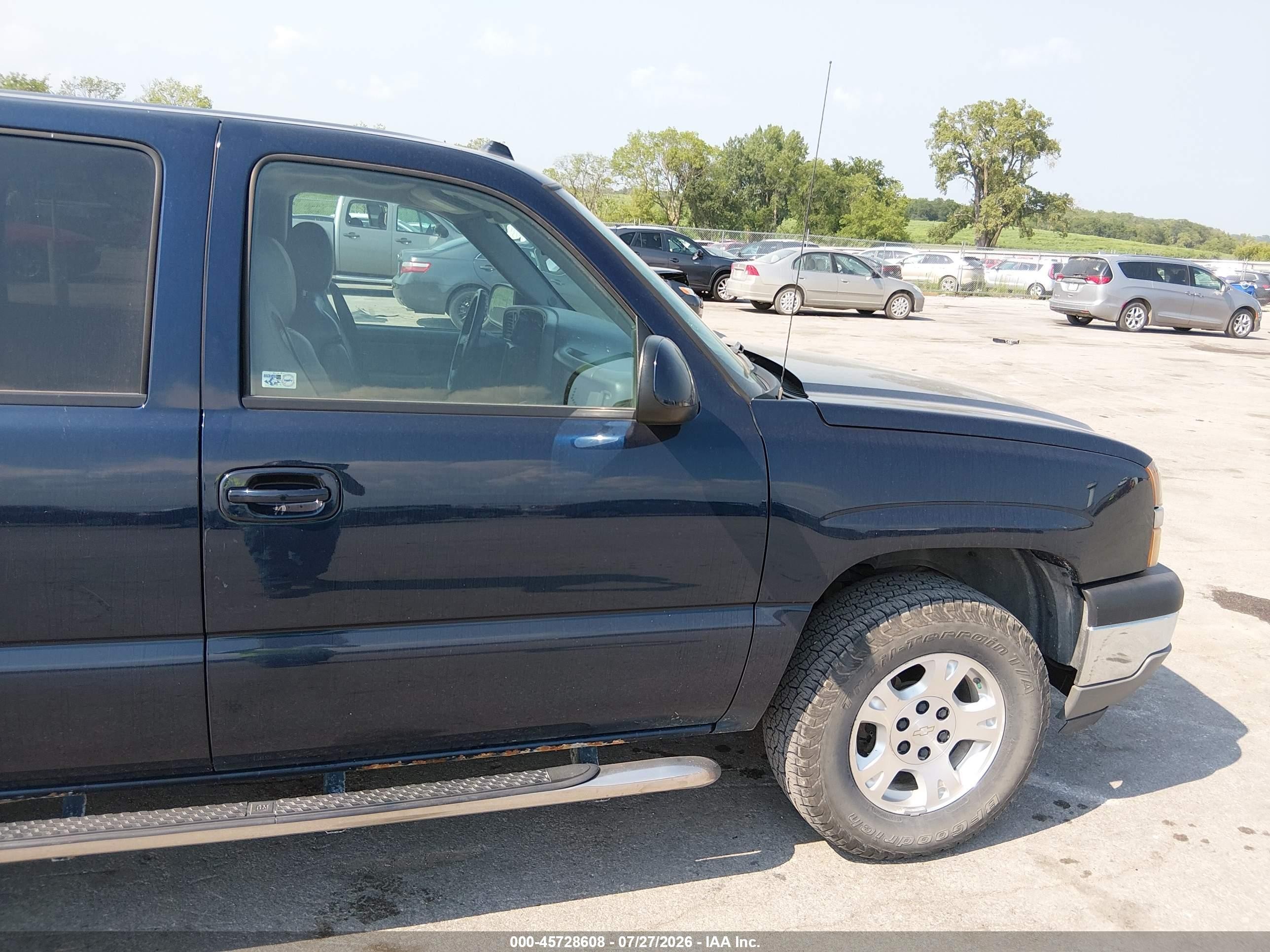 2005 Chevrolet Avalanche 1500 Z71 Blue vin: 3GNEK12ZX5G159295