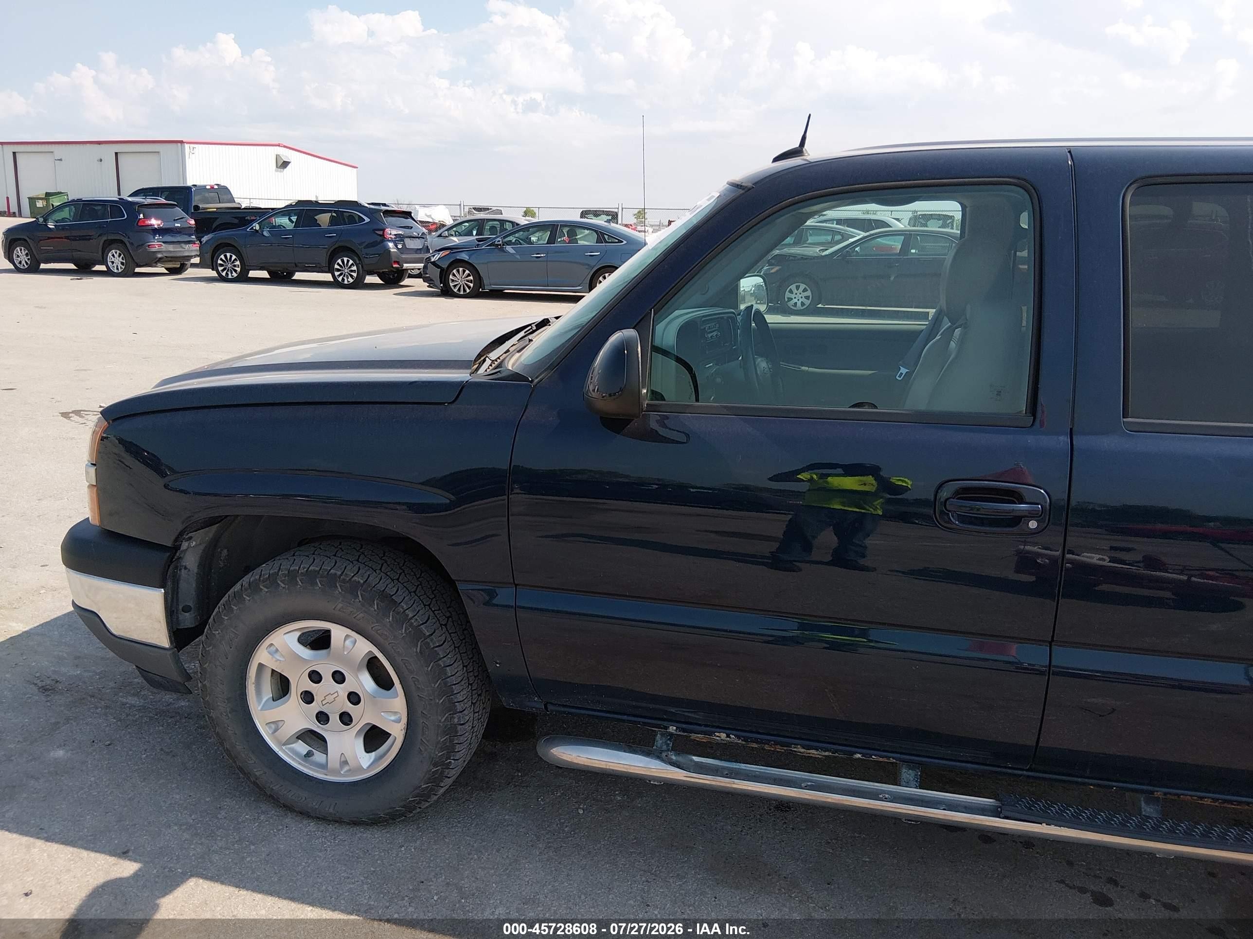 2005 Chevrolet Avalanche 1500 Z71 Blue vin: 3GNEK12ZX5G159295