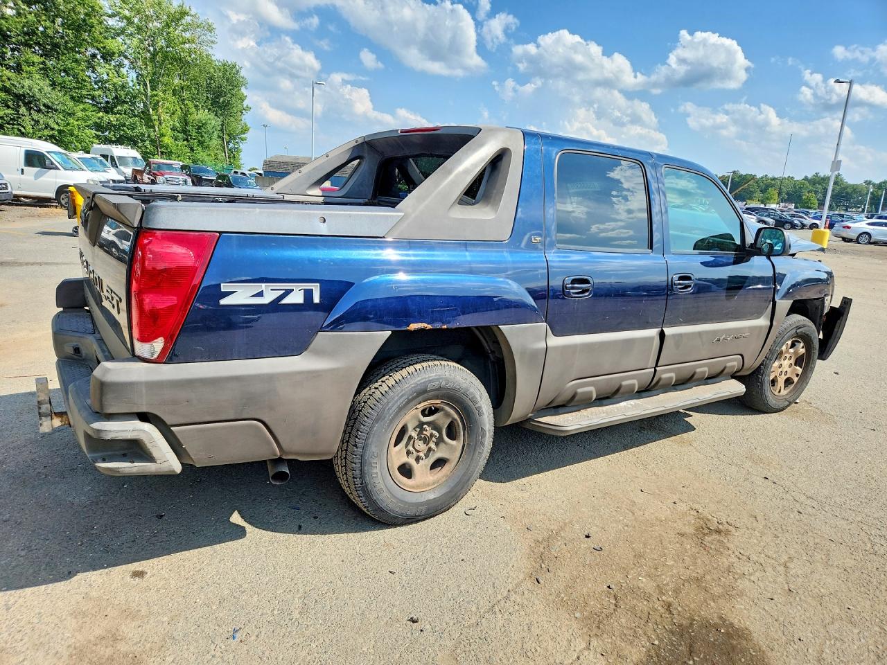 2005 Chevrolet Avalanche K1500 Синий vin: 3GNEK12ZX5G199957
