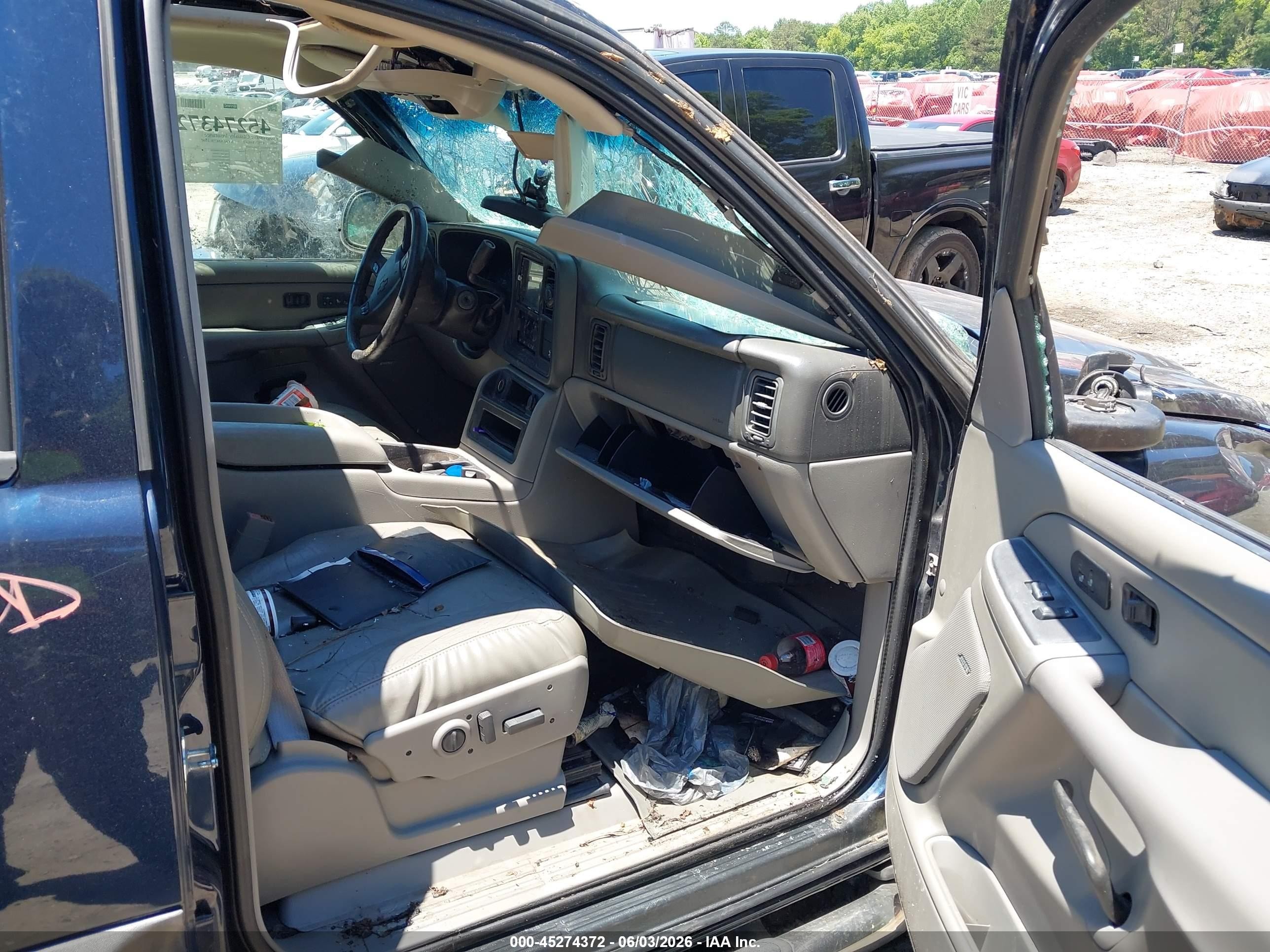 2006 Chevrolet Avalanche 1500 Lt Blue vin: 3GNEK12ZX6G115928