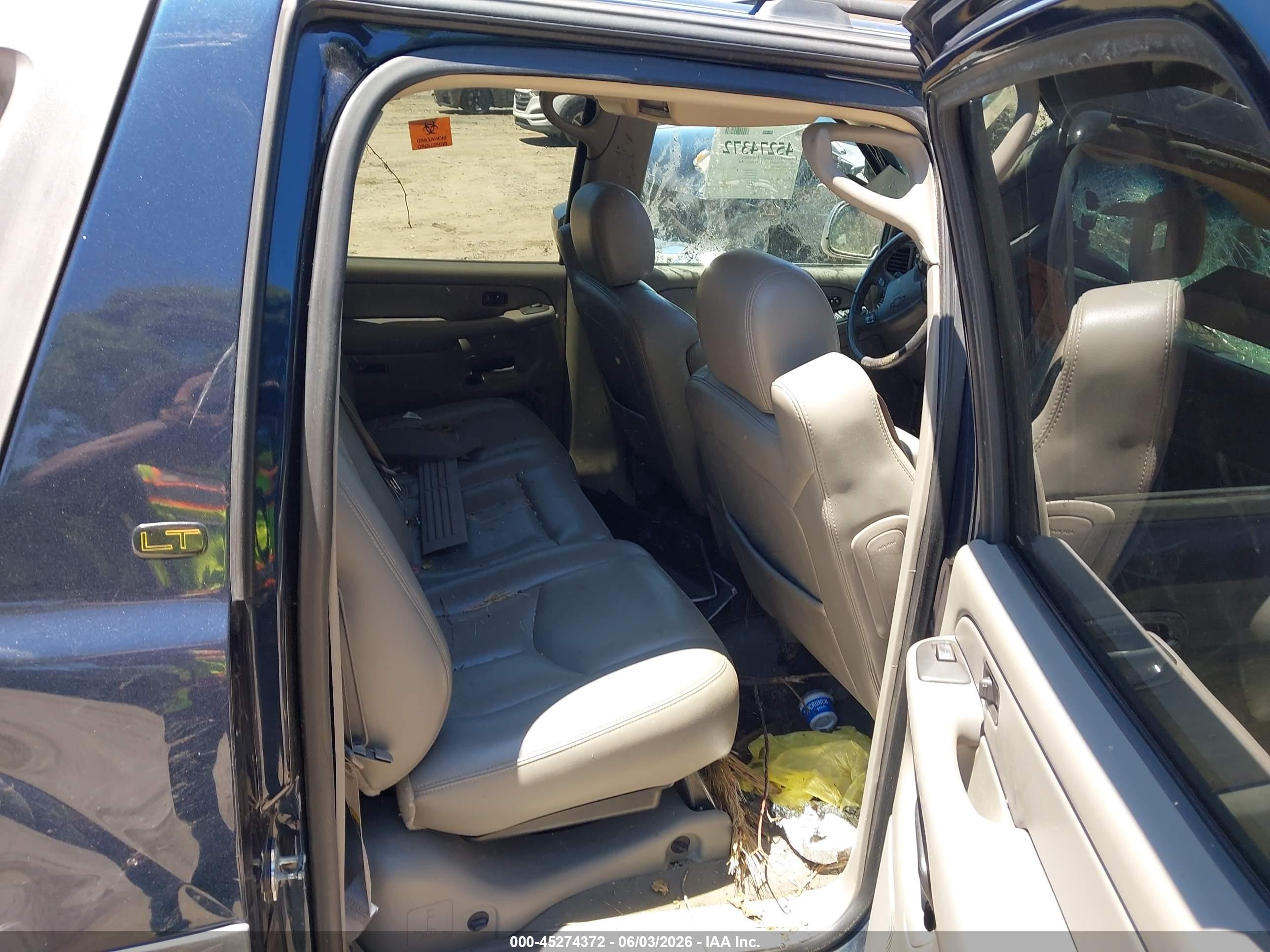 2006 Chevrolet Avalanche 1500 Lt Blue vin: 3GNEK12ZX6G115928