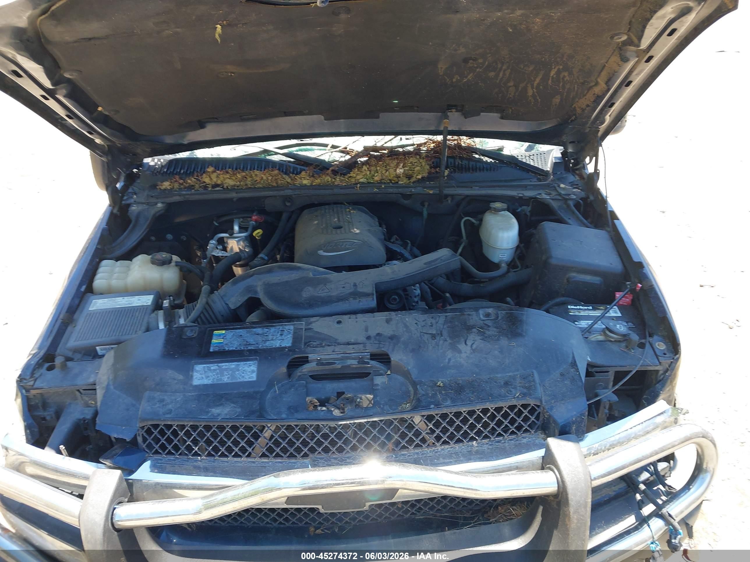 2006 Chevrolet Avalanche 1500 Lt Blue vin: 3GNEK12ZX6G115928