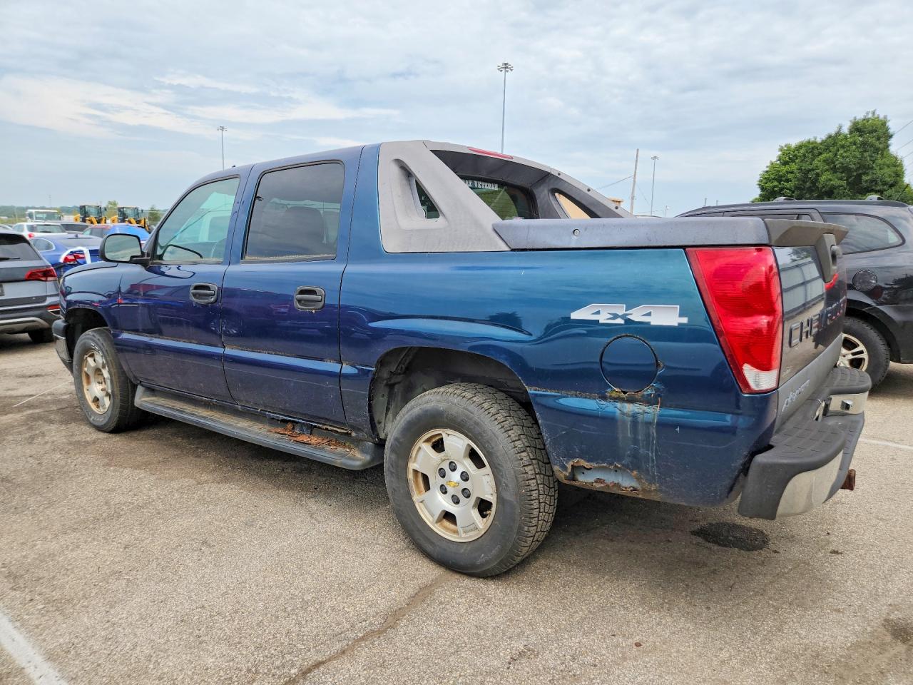 2006 Chevrolet Avalanche K1500 Blue vin: 3GNEK12ZX6G127710