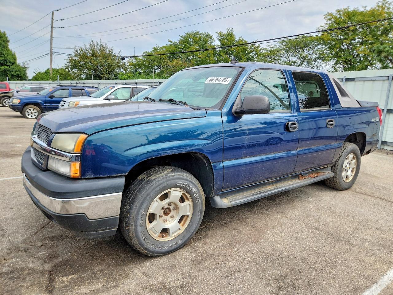 2006 Chevrolet Avalanche K1500 Blue vin: 3GNEK12ZX6G127710