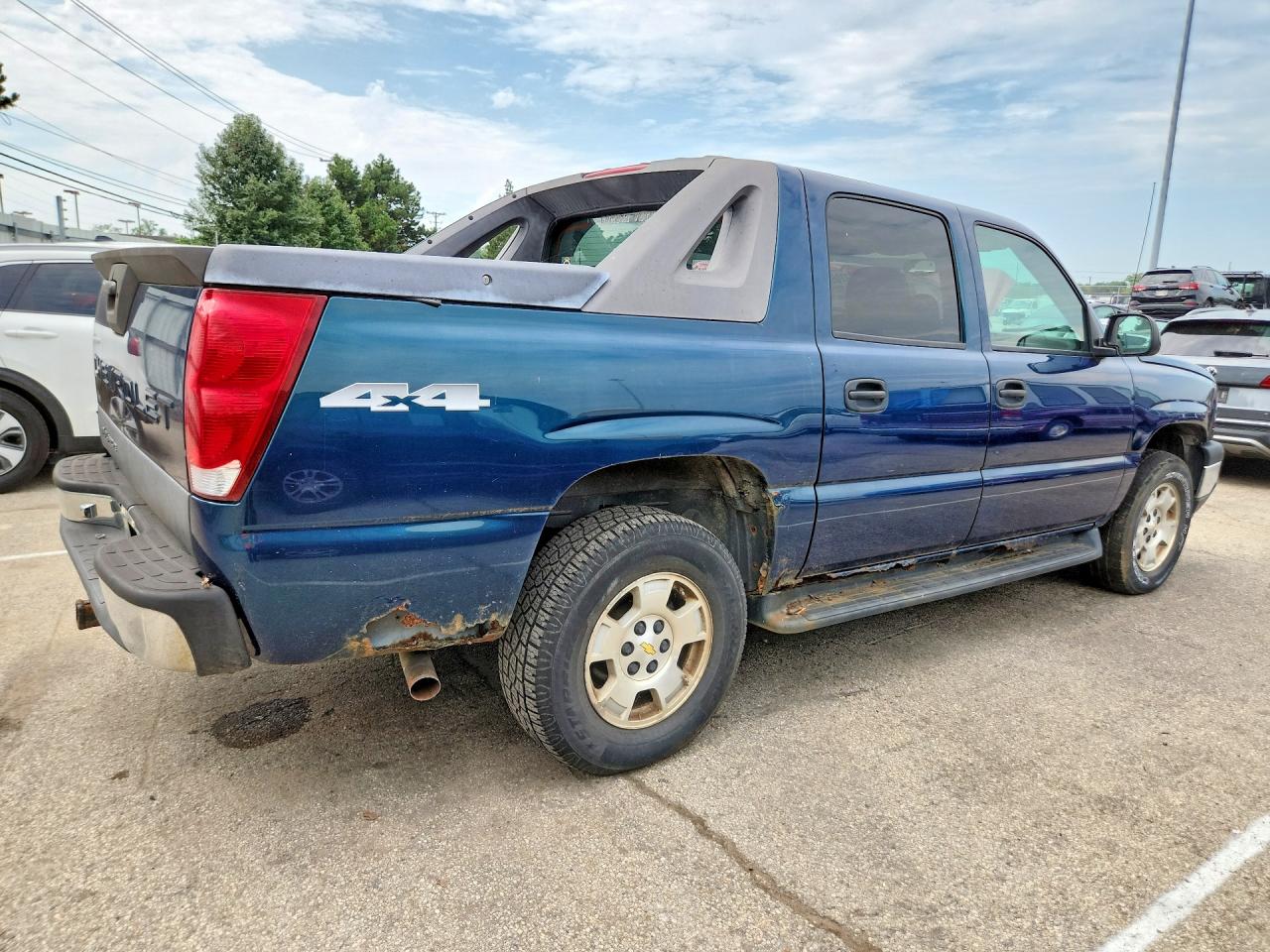 2006 Chevrolet Avalanche K1500 Blue vin: 3GNEK12ZX6G127710