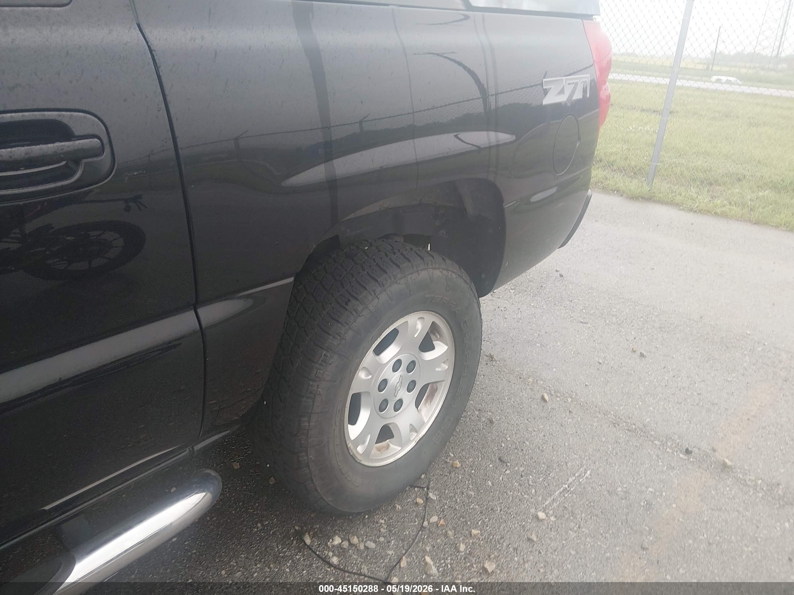2006 Chevrolet Avalanche 1500 Z71 Black vin: 3GNEK12ZX6G229332