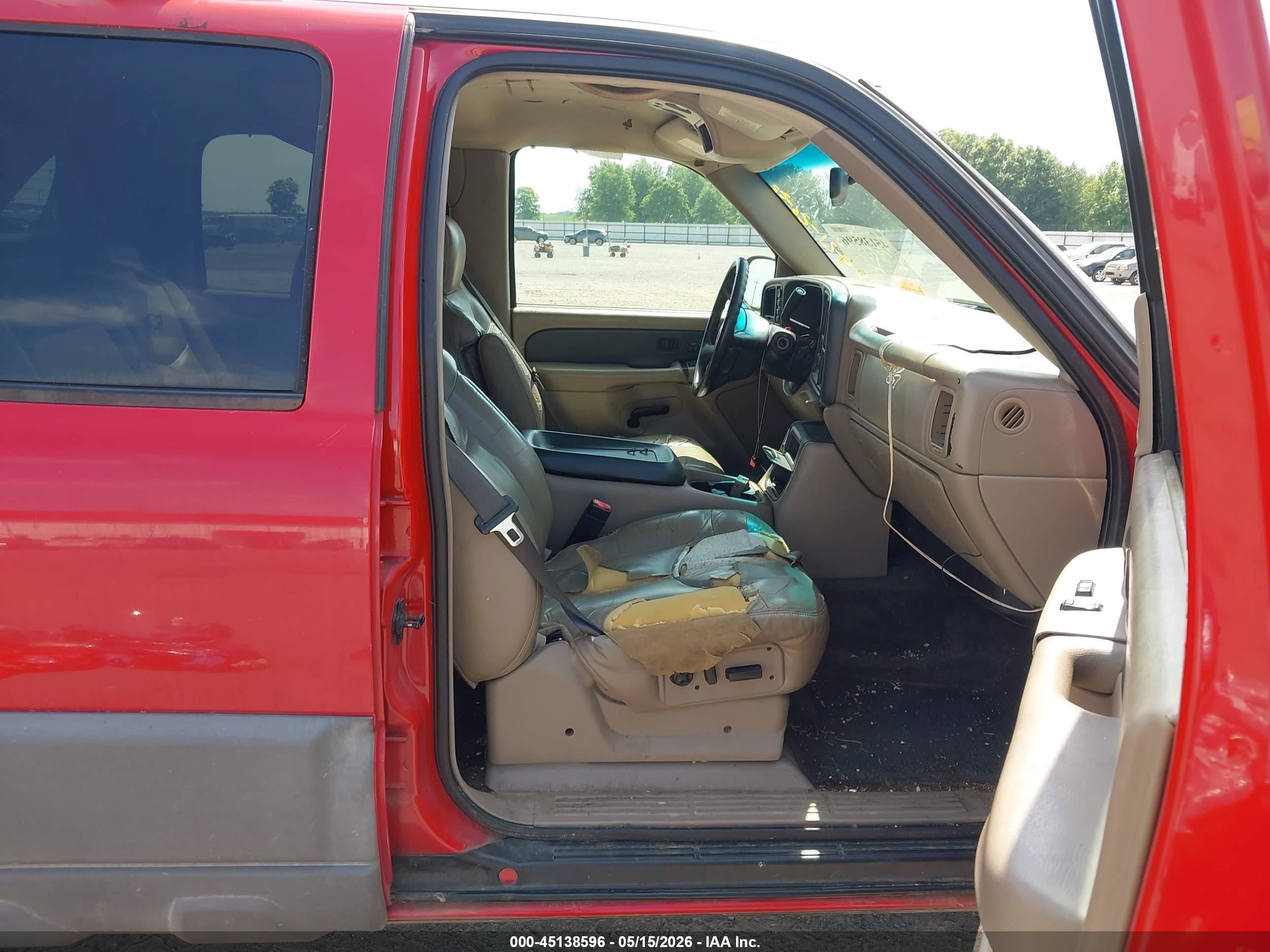 2002 Chevrolet Avalanche 1500   Red vin: 3GNEK13T02G354215