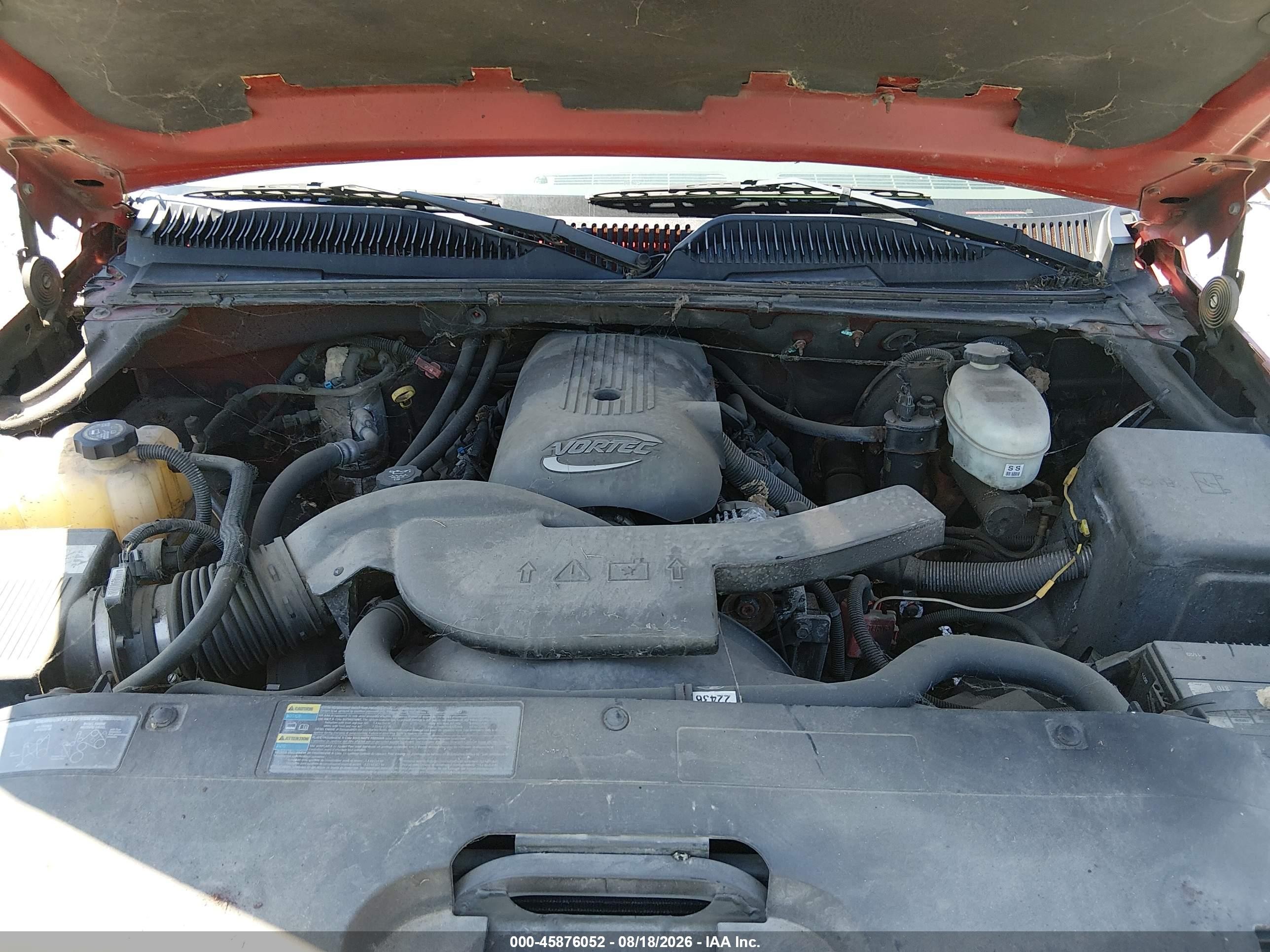 2003 Chevrolet Avalanche 1500   Red vin: 3GNEK13T03G306943