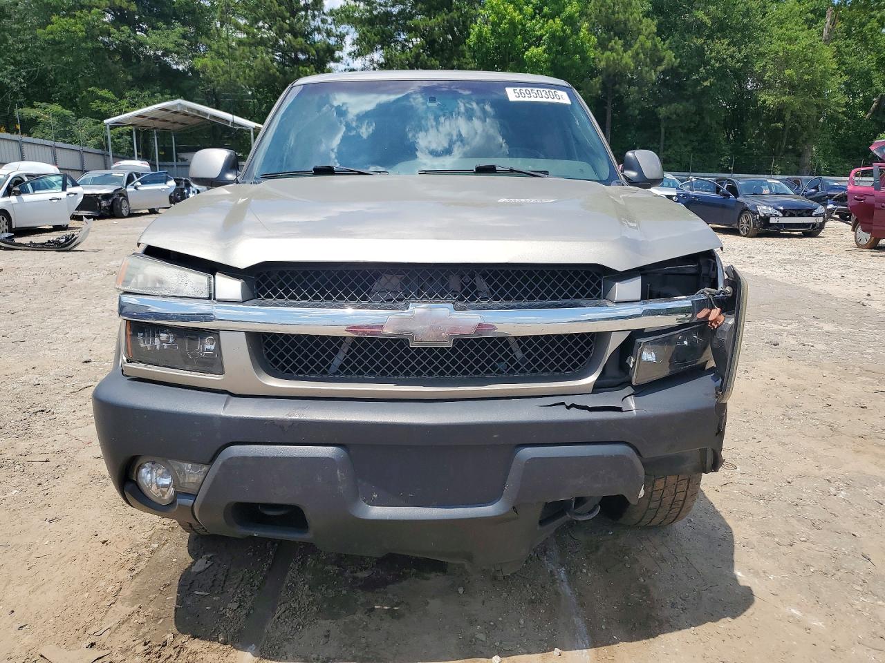 2003 Chevrolet Avalanche K1500 Tan vin: 3GNEK13T03G307901