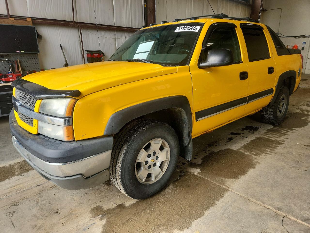 2003 Chevrolet Avalanche K1500 Yellow vin: 3GNEK13T03G324990