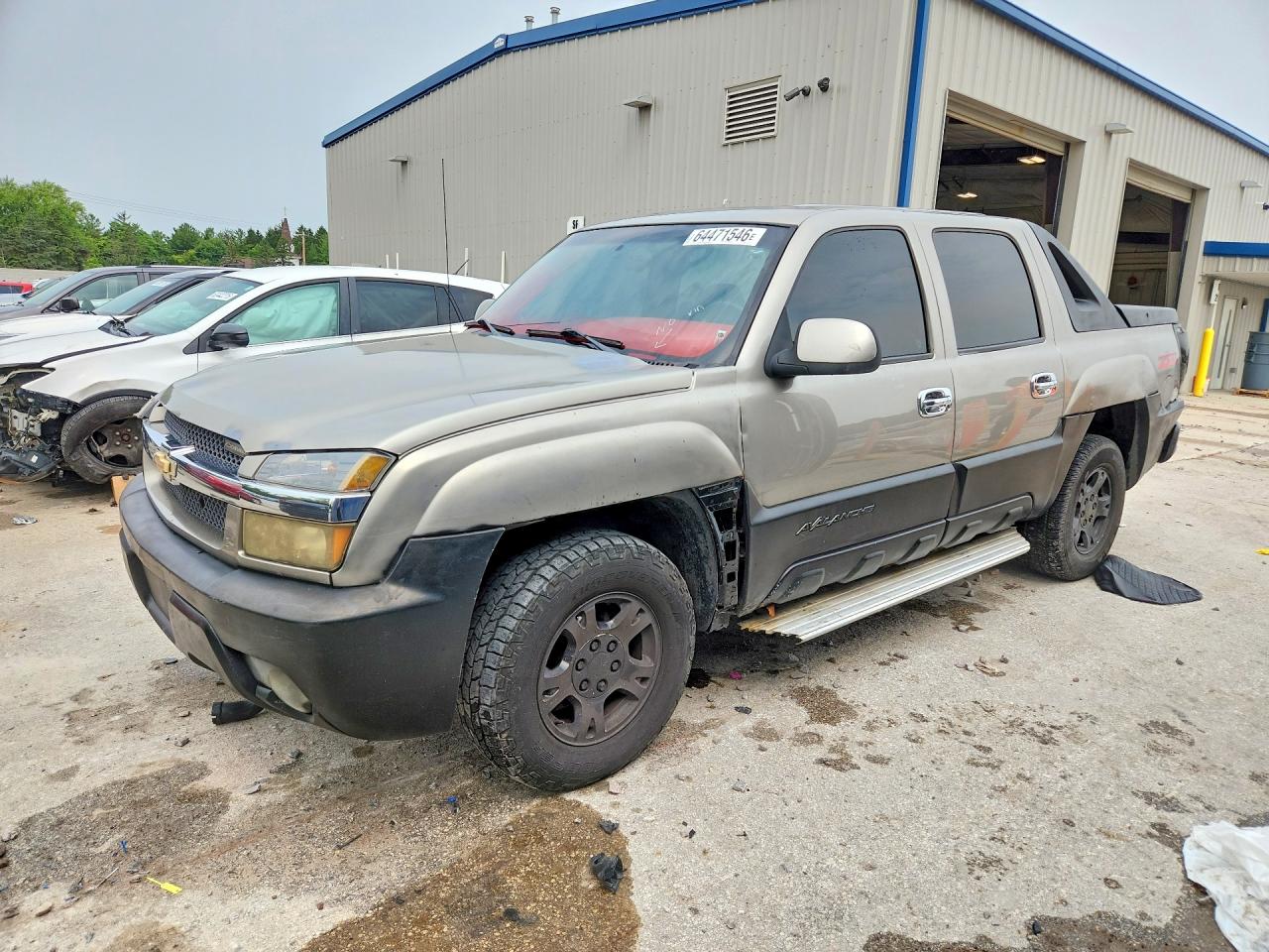 2002 Chevrolet Avalanche K1500 Tan vin: 3GNEK13T12G221012