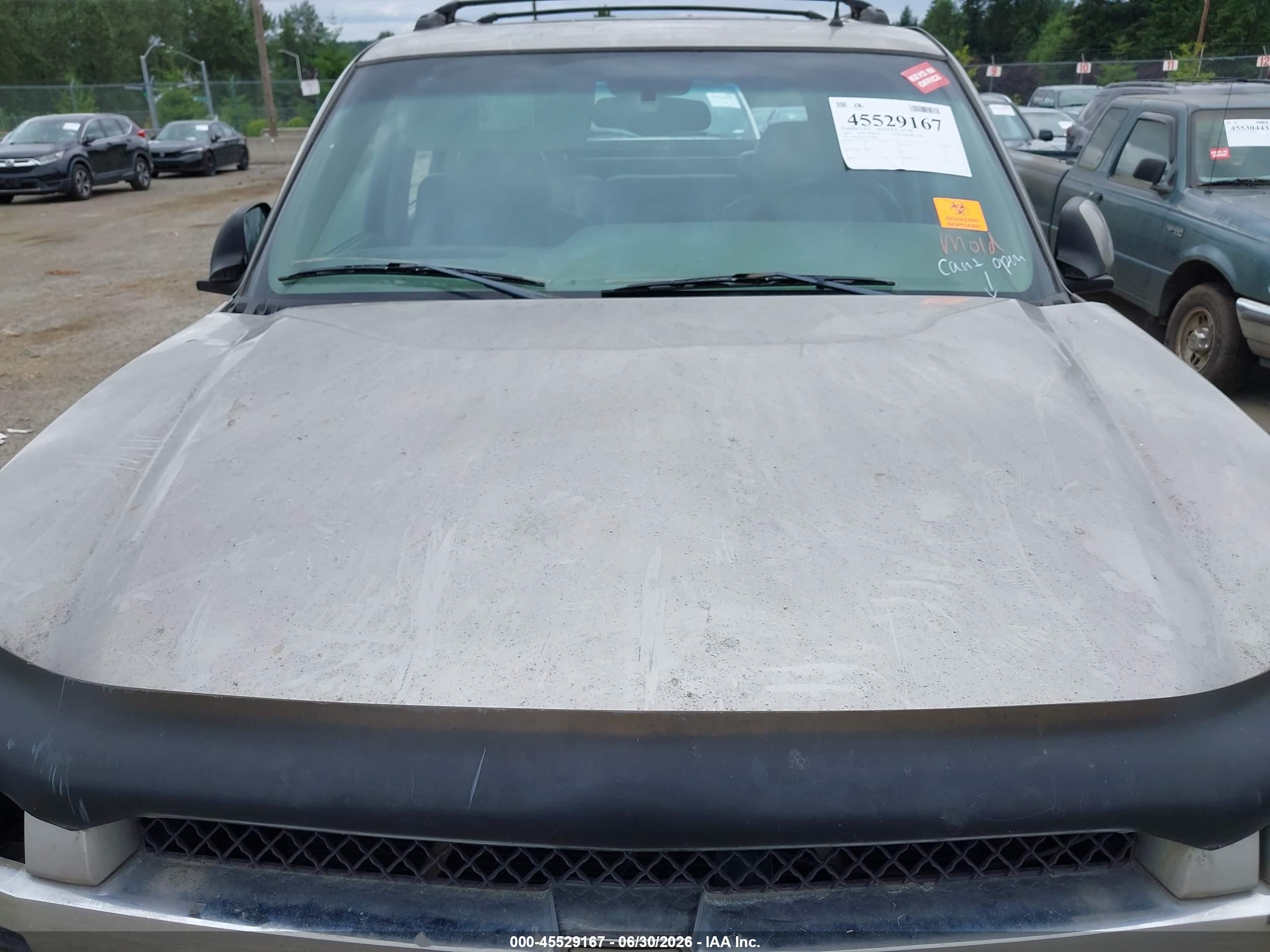 2002 Chevrolet Avalanche 1500   Gold vin: 3GNEK13T12G269092