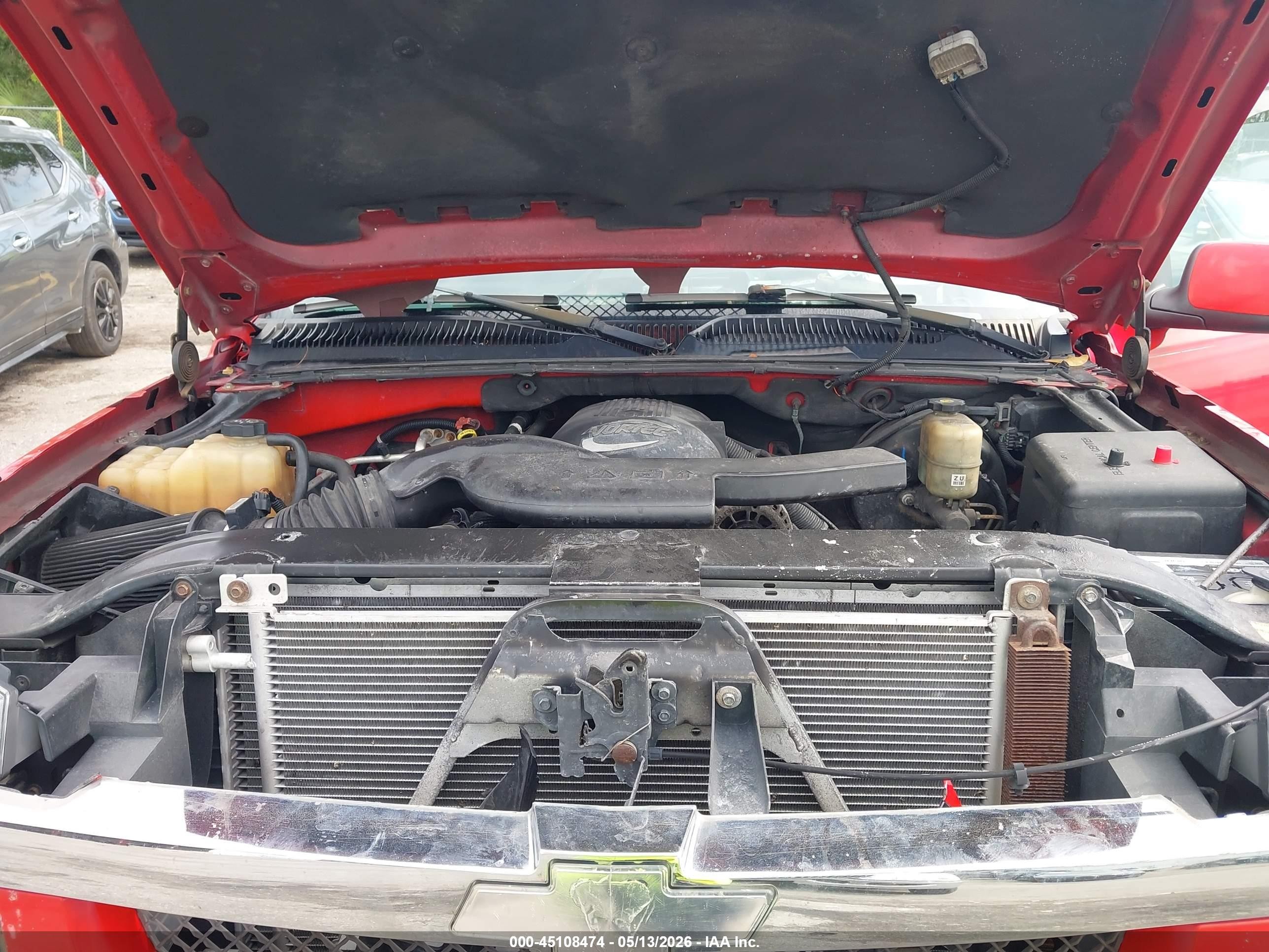 2002 Chevrolet Avalanche 1500   Red vin: 3GNEK13T22G224842