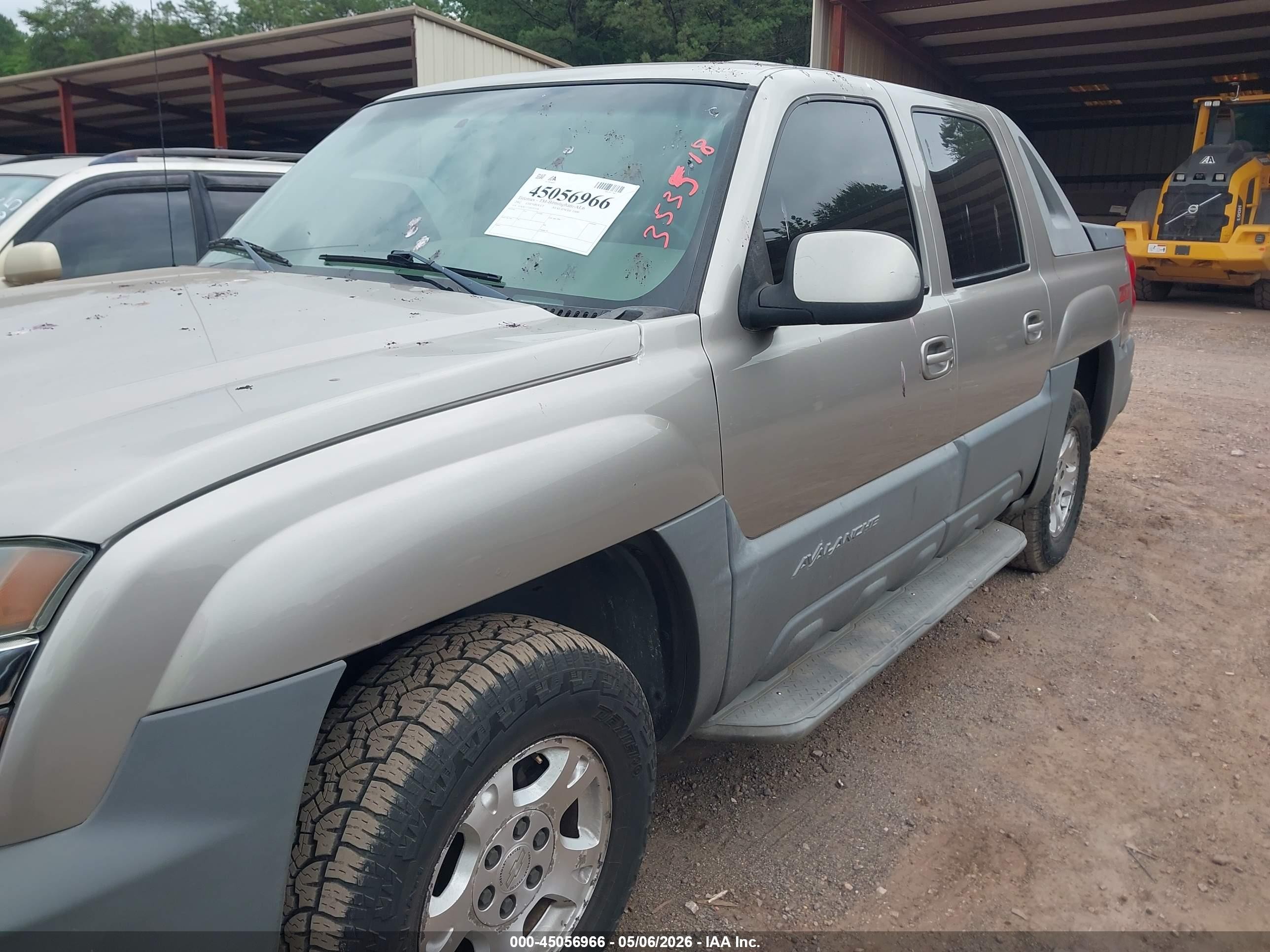 2002 Chevrolet Avalanche 1500   Tan vin: 3GNEK13T22G353518