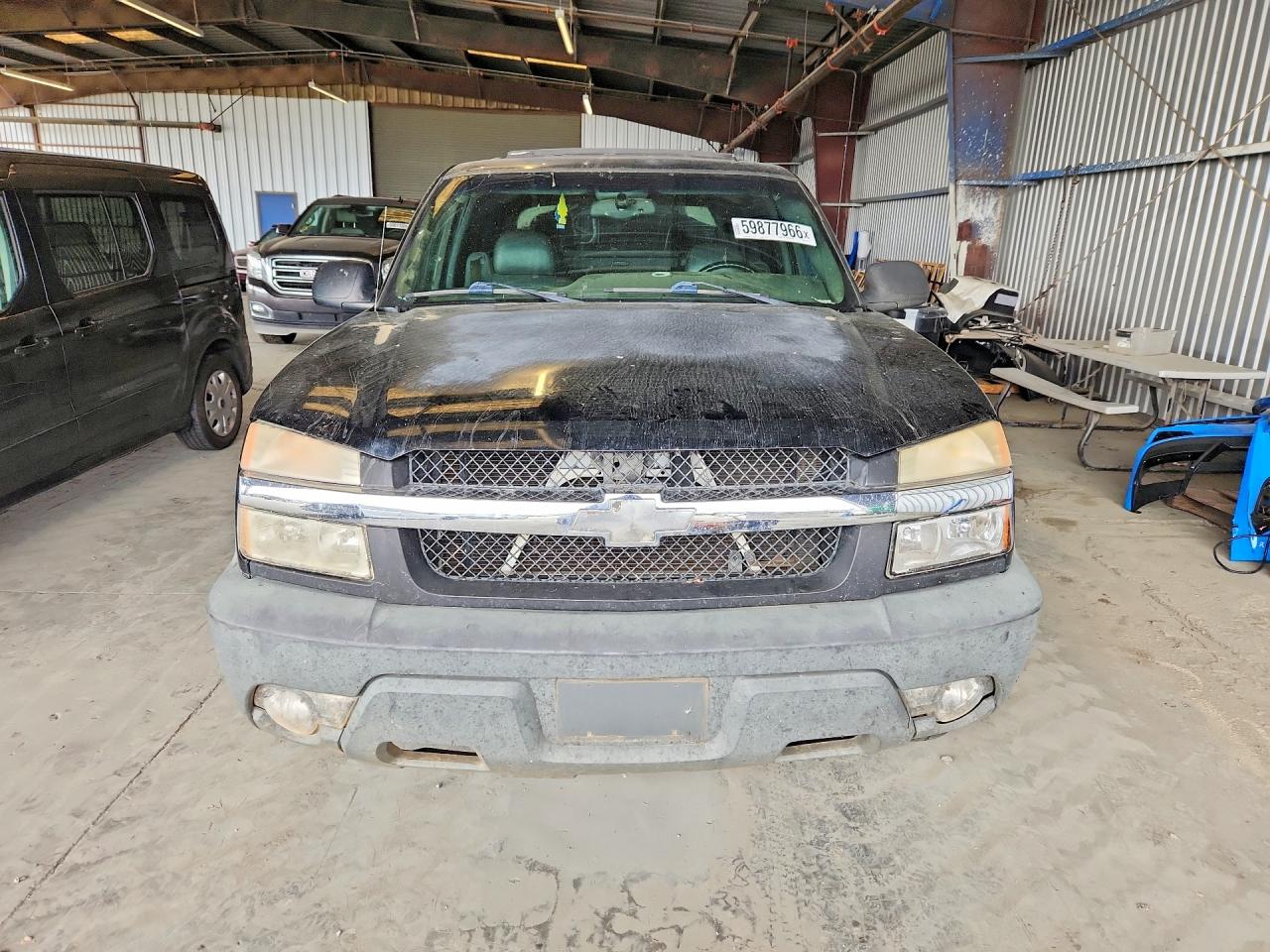 2002 Chevrolet Avalanche K1500 Black vin: 3GNEK13T32G121378