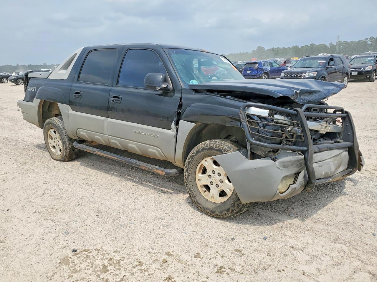 2002 Chevrolet Avalanche K1500 Black vin: 3GNEK13T32G182049