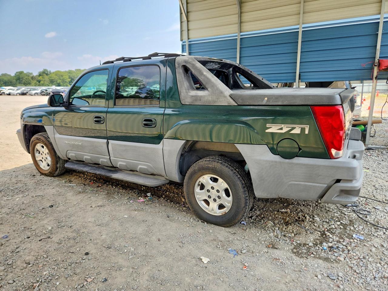 2002 Chevrolet Avalanche K1500 Green vin: 3GNEK13T32G214014