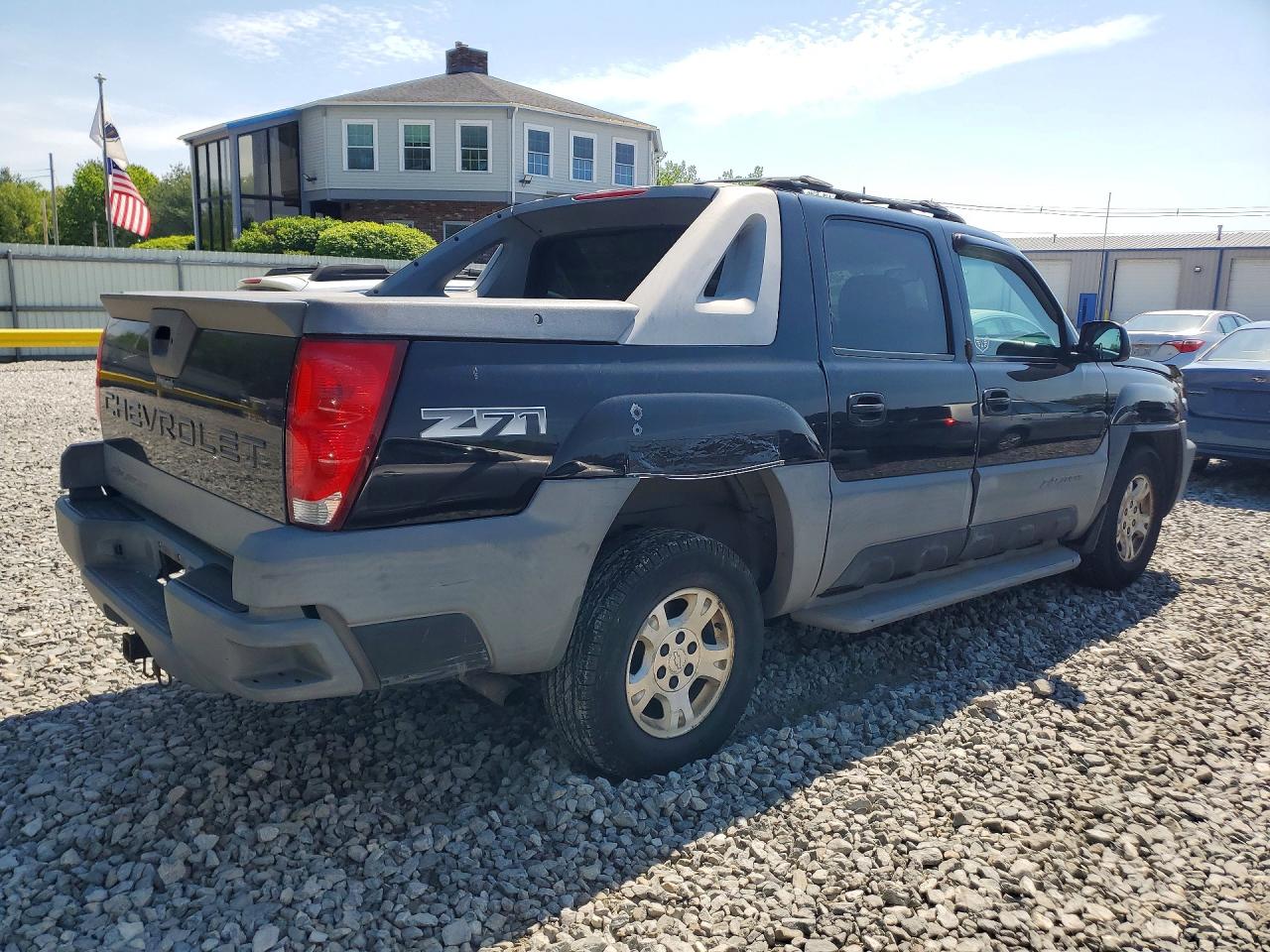 2002 Chevrolet Avalanche K1500 Black vin: 3GNEK13T32G228981