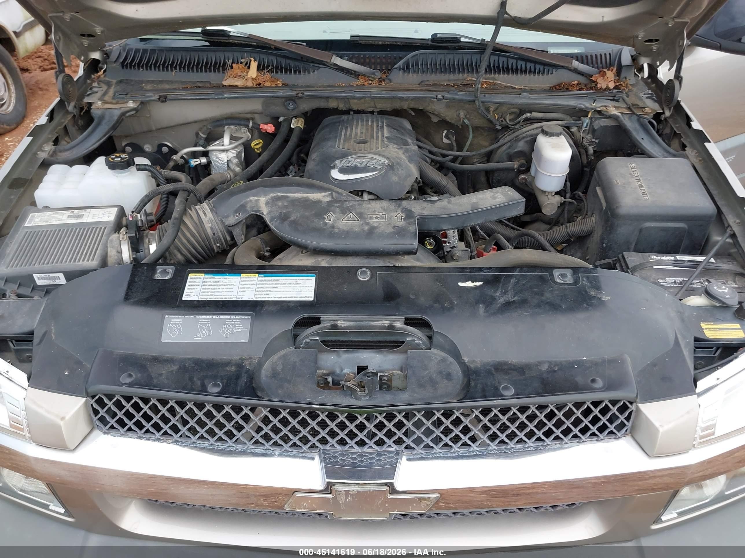 2002 Chevrolet Avalanche 1500   Champagne vin: 3GNEK13T32G245442