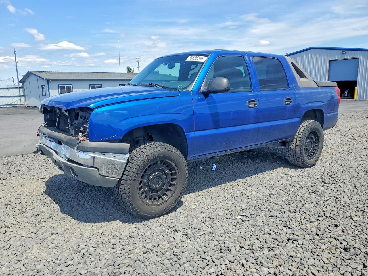 2003 Chevrolet Avalanche K1500 Blue vin: 3GNEK13T33G312963