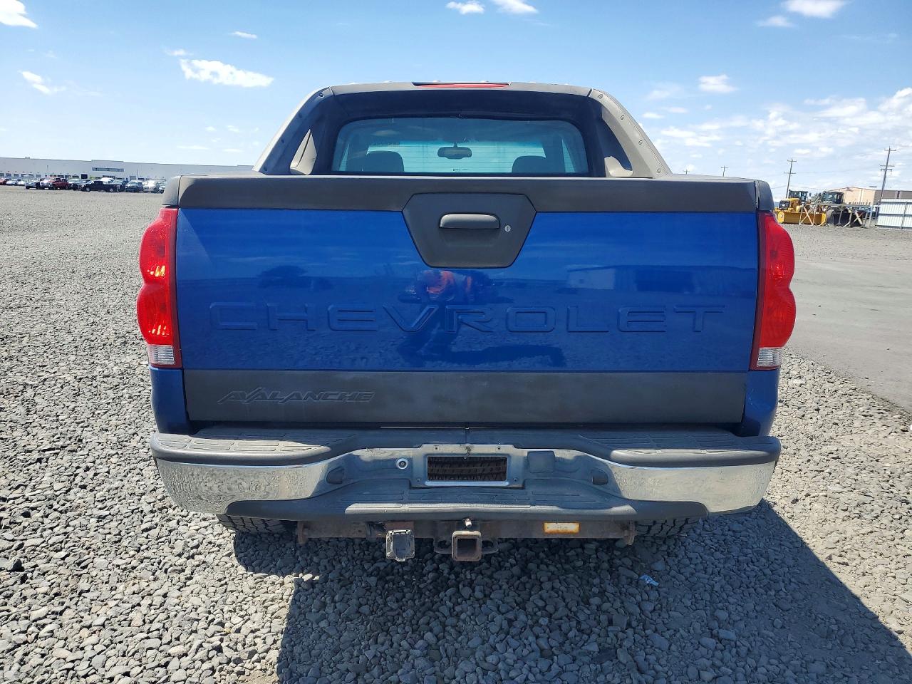 2003 Chevrolet Avalanche K1500 Синий vin: 3GNEK13T33G312963