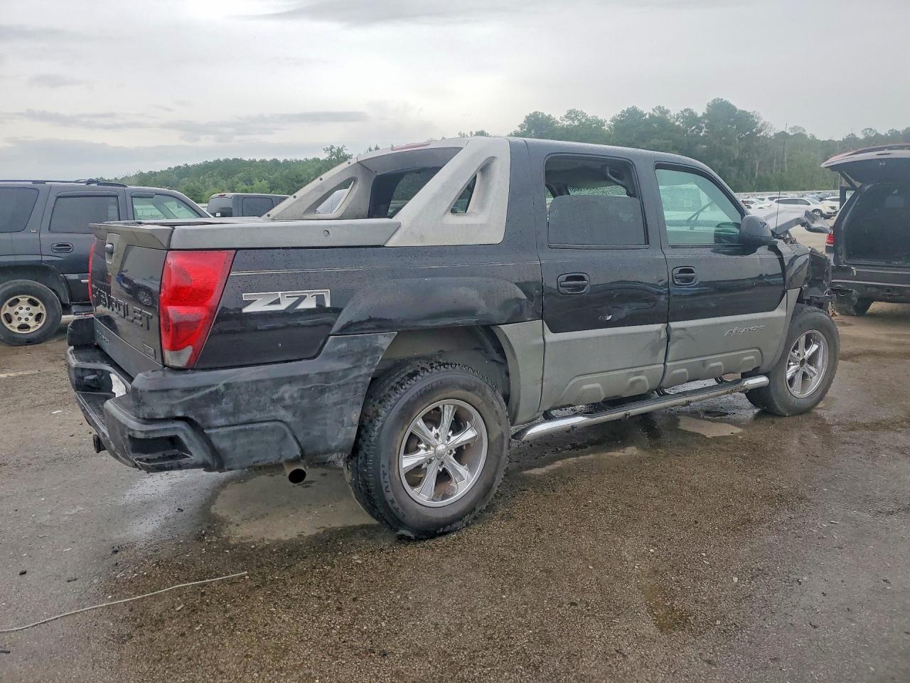 2002 Chevrolet Avalanche K1500 Черный vin: 3GNEK13T42G202616