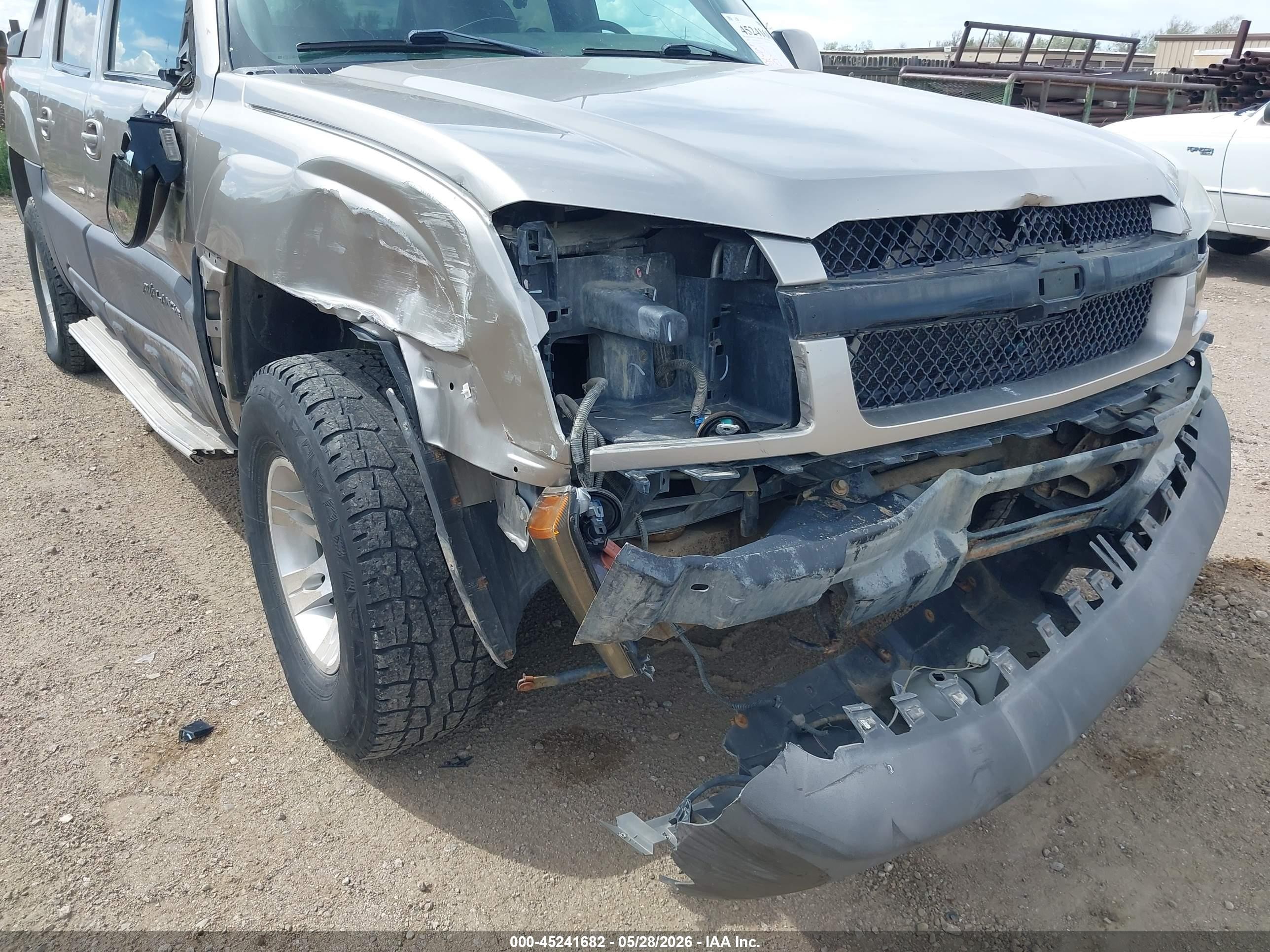 2003 Chevrolet Avalanche 1500   Beige vin: 3GNEK13T43G285644