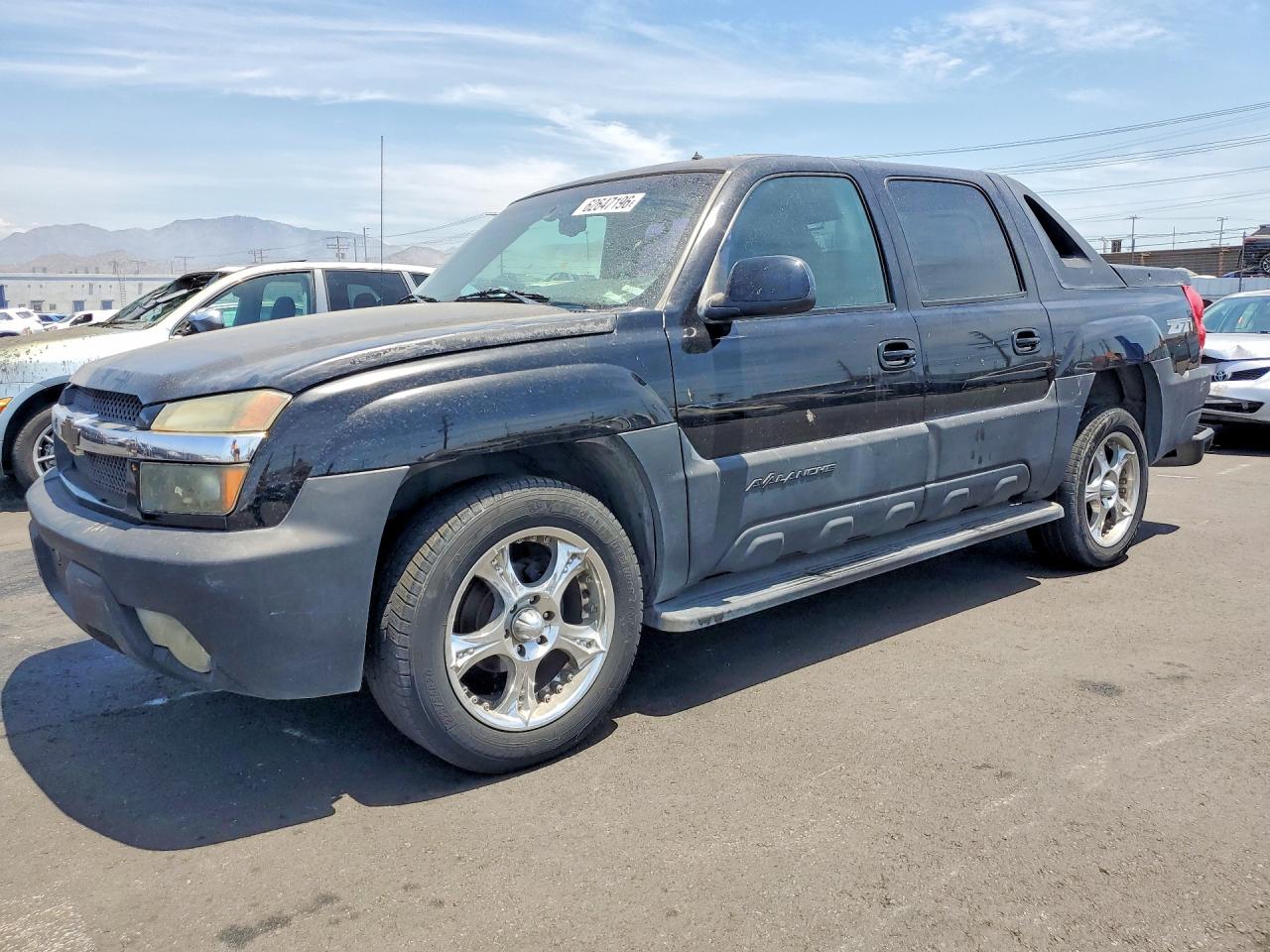 2002 Chevrolet Avalanche K1500 Black vin: 3GNEK13T52G107434