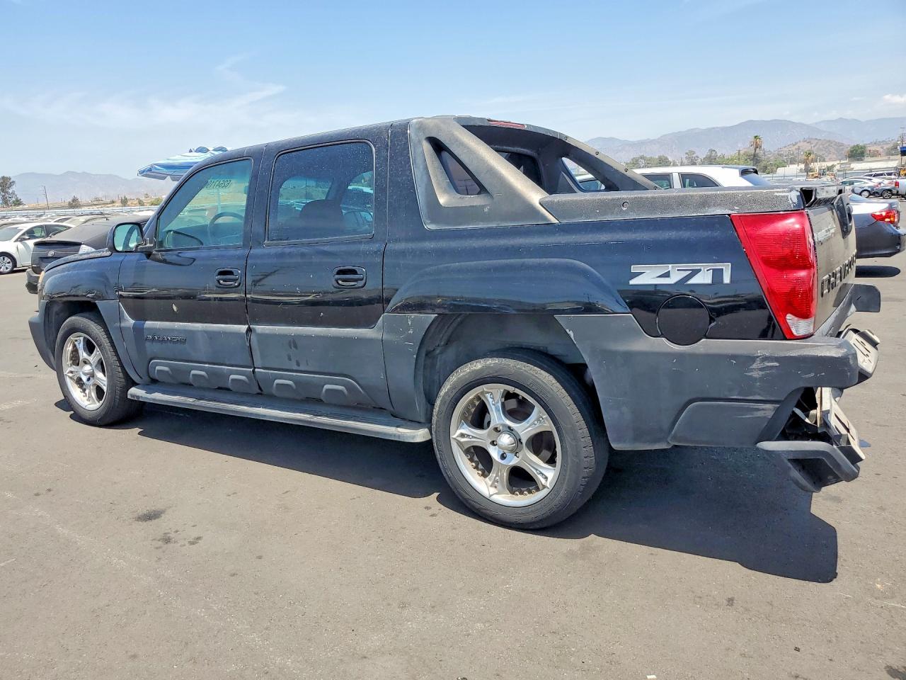 2002 Chevrolet Avalanche K1500 Black vin: 3GNEK13T52G107434