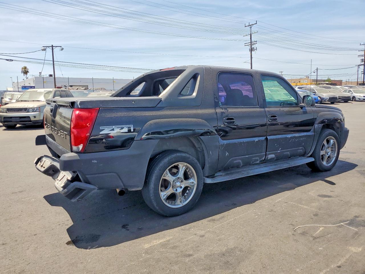 2002 Chevrolet Avalanche K1500 Black vin: 3GNEK13T52G107434