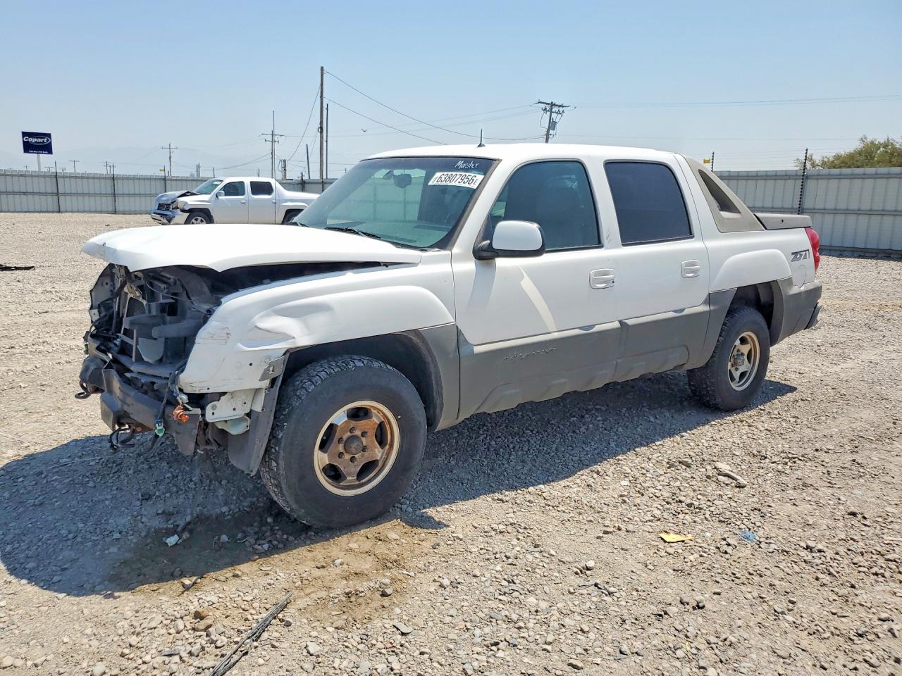 2002 Chevrolet Avalanche K1500 Белый vin: 3GNEK13T52G119602
