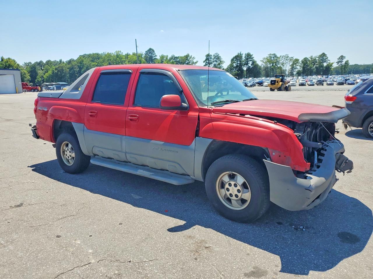 2002 Chevrolet Avalanche K1500 Red vin: 3GNEK13T52G199659