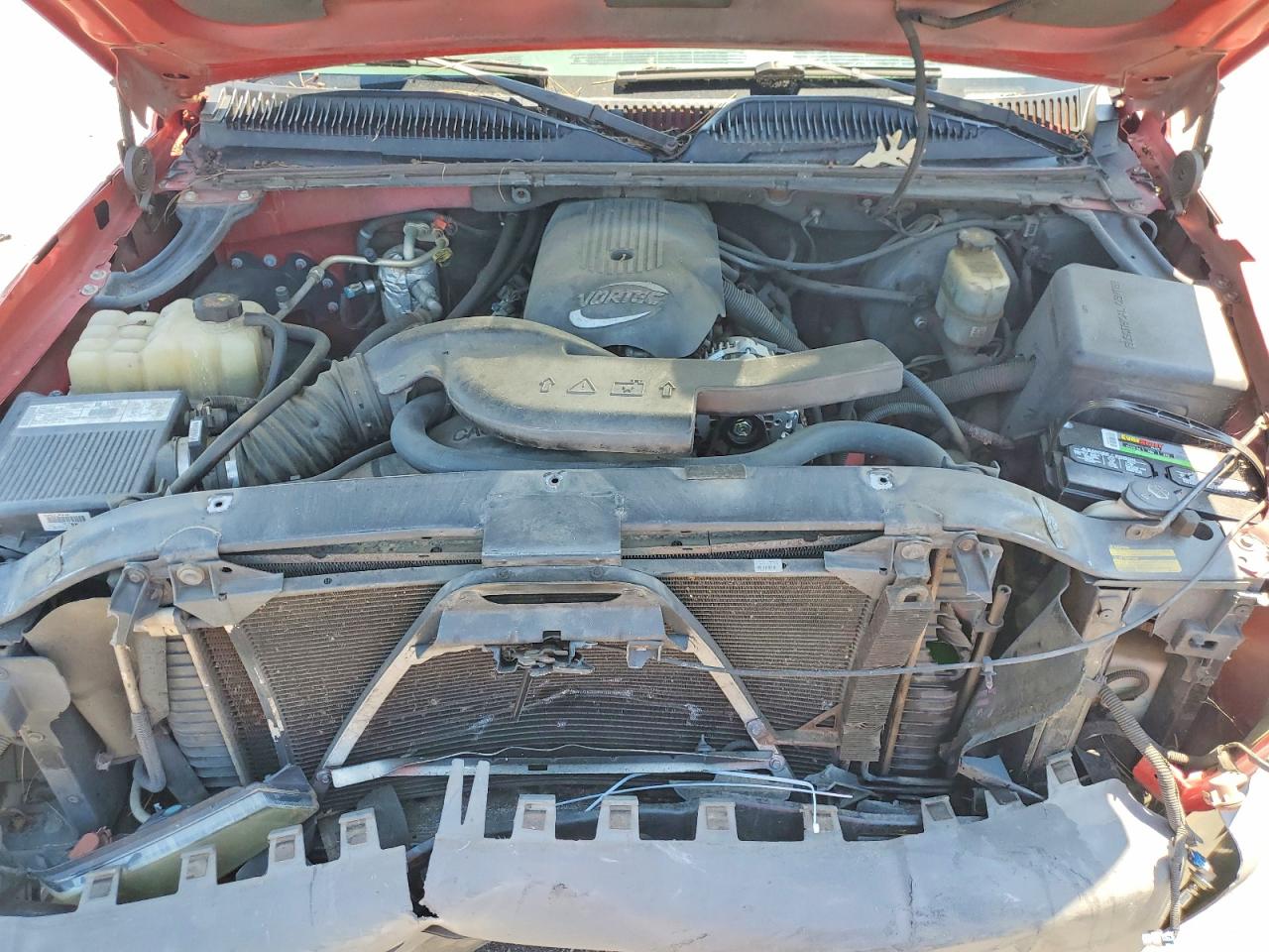 2002 Chevrolet Avalanche K1500 Red vin: 3GNEK13T52G199659