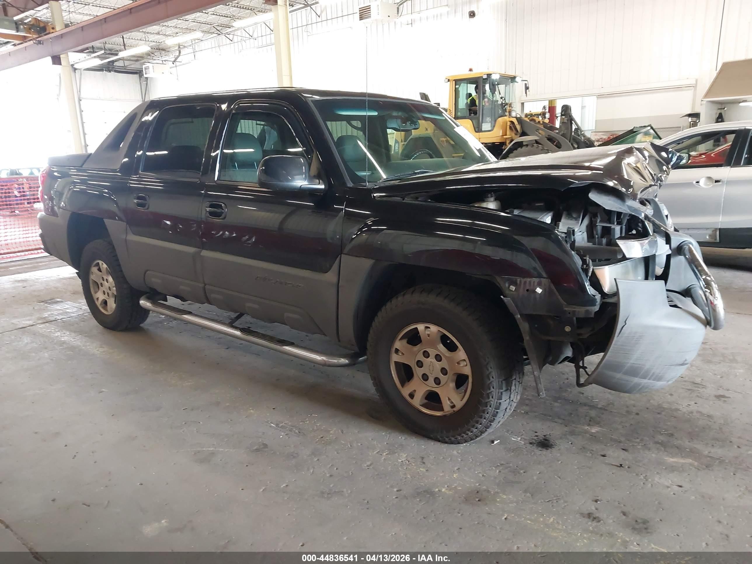 2003 Chevrolet Avalanche 1500   Black vin: 3GNEK13T53G263667
